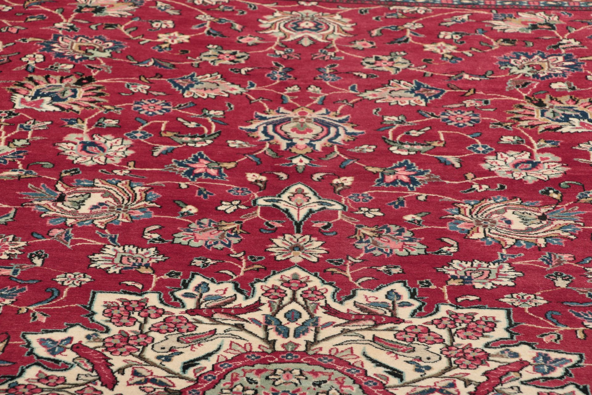 Handgeknüpfter Sarough Perserteppich, 320 × 413 cm, Wolle