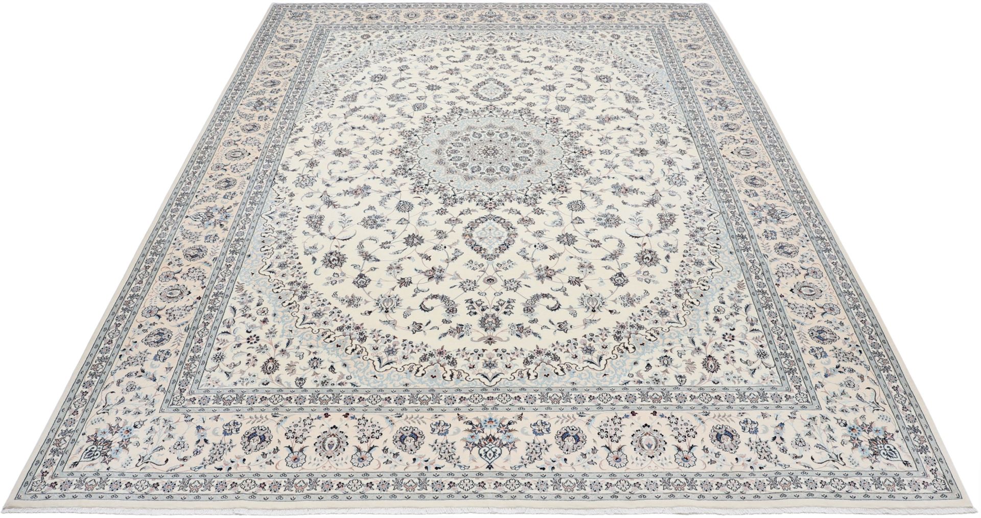 perserteppich-nain-300-x-410-cm-schurwolle-seide-handgeknupft-11 Handgeknüpfter Nain Perserteppich 300 × 410 cm