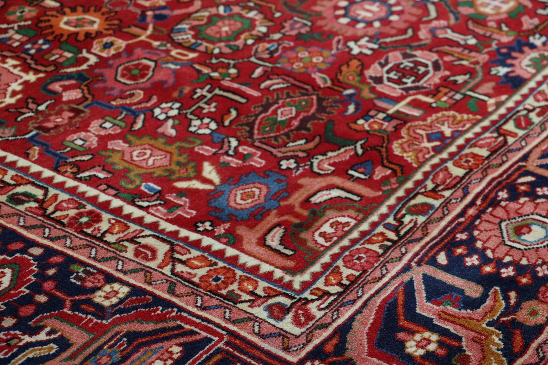 Handgeknüpfter Isfahan Perserteppich, 320 × 420 cm, Wolle