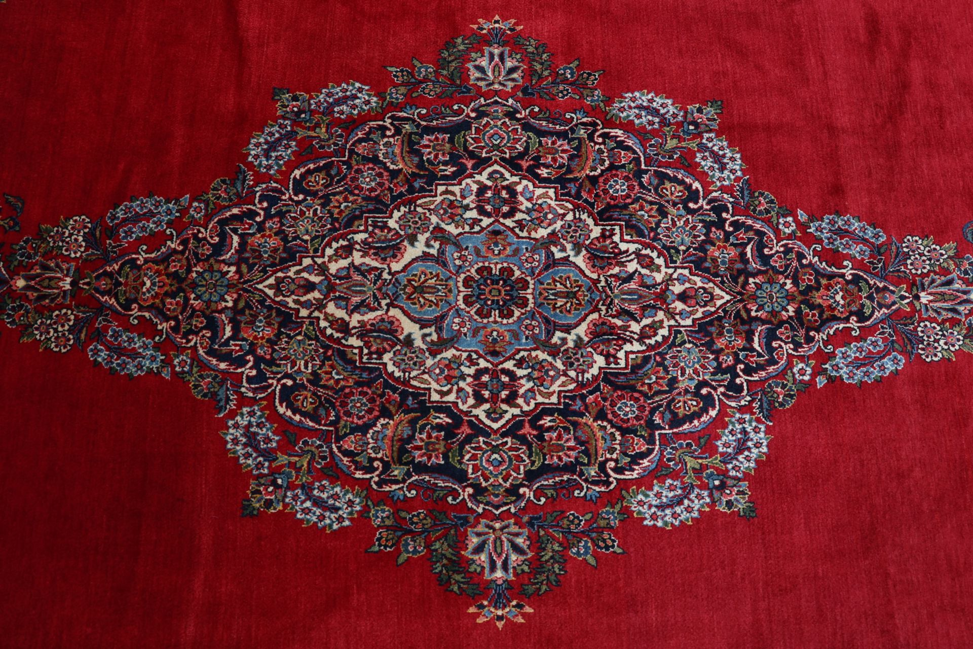 Kashan Perserteppich 285 × 410 cm aus Wolle, handgeknüpft