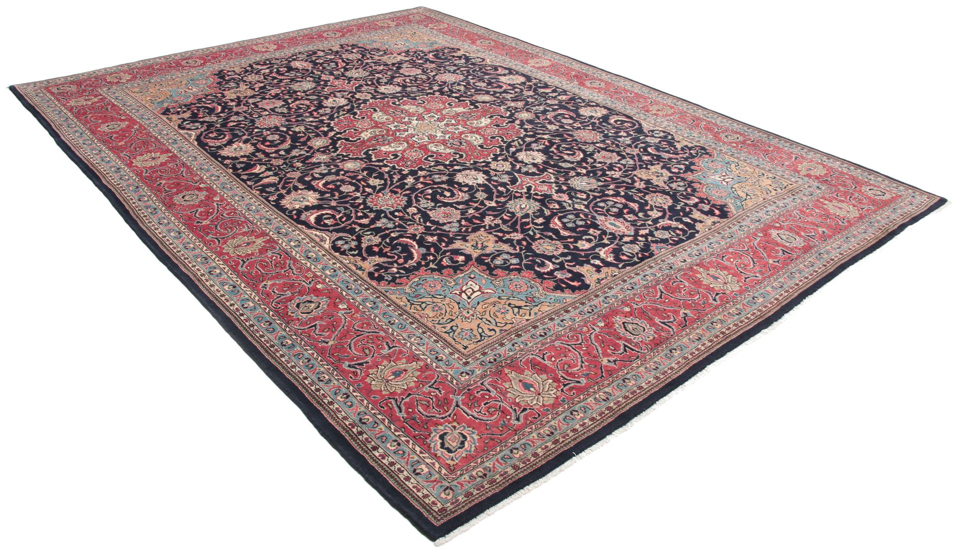 Handgeknüpfter Sarough Perserteppich 286 × 383 cm