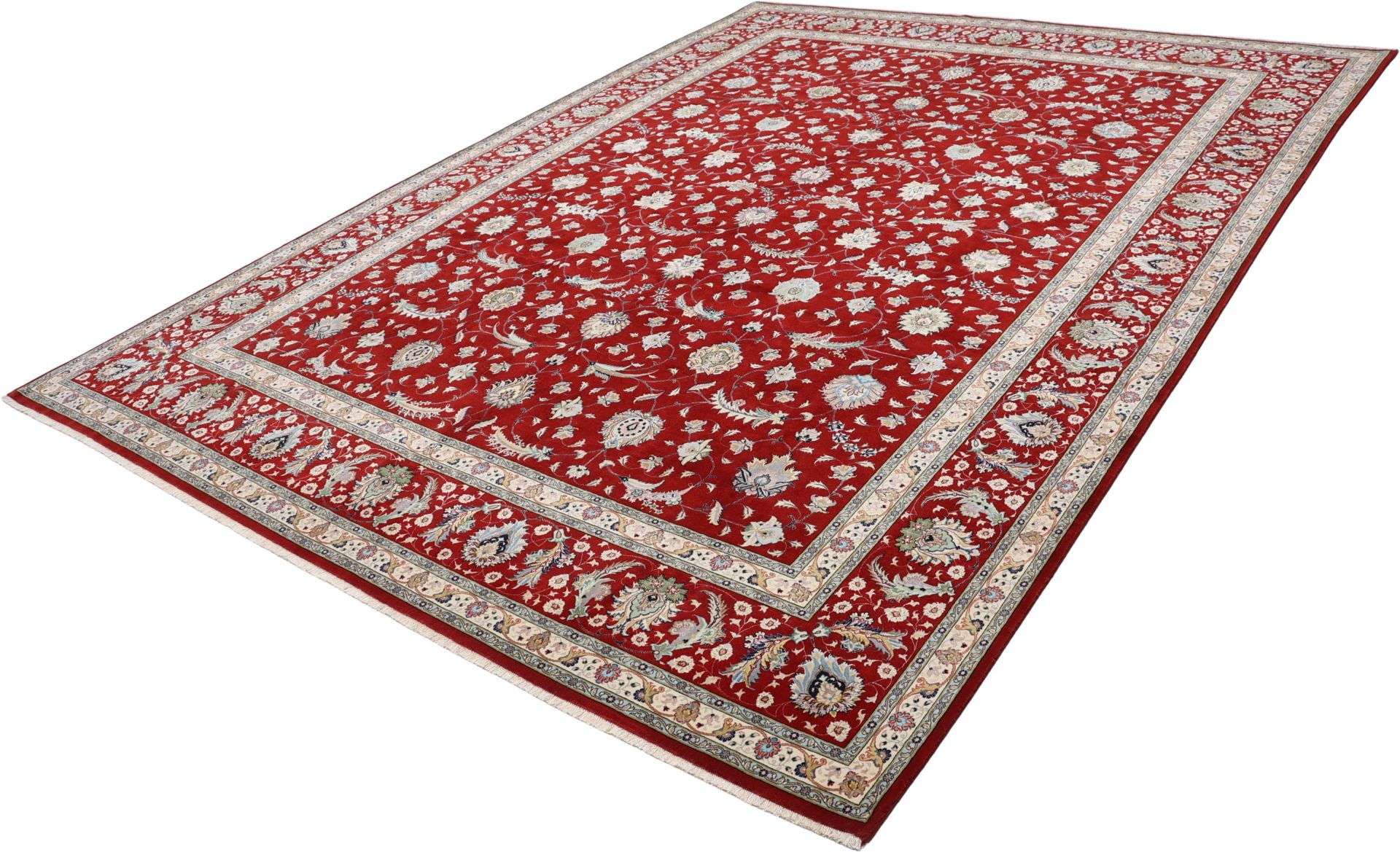 Handgeknüpfter Täbriz Perserteppich 305 × 414 cm