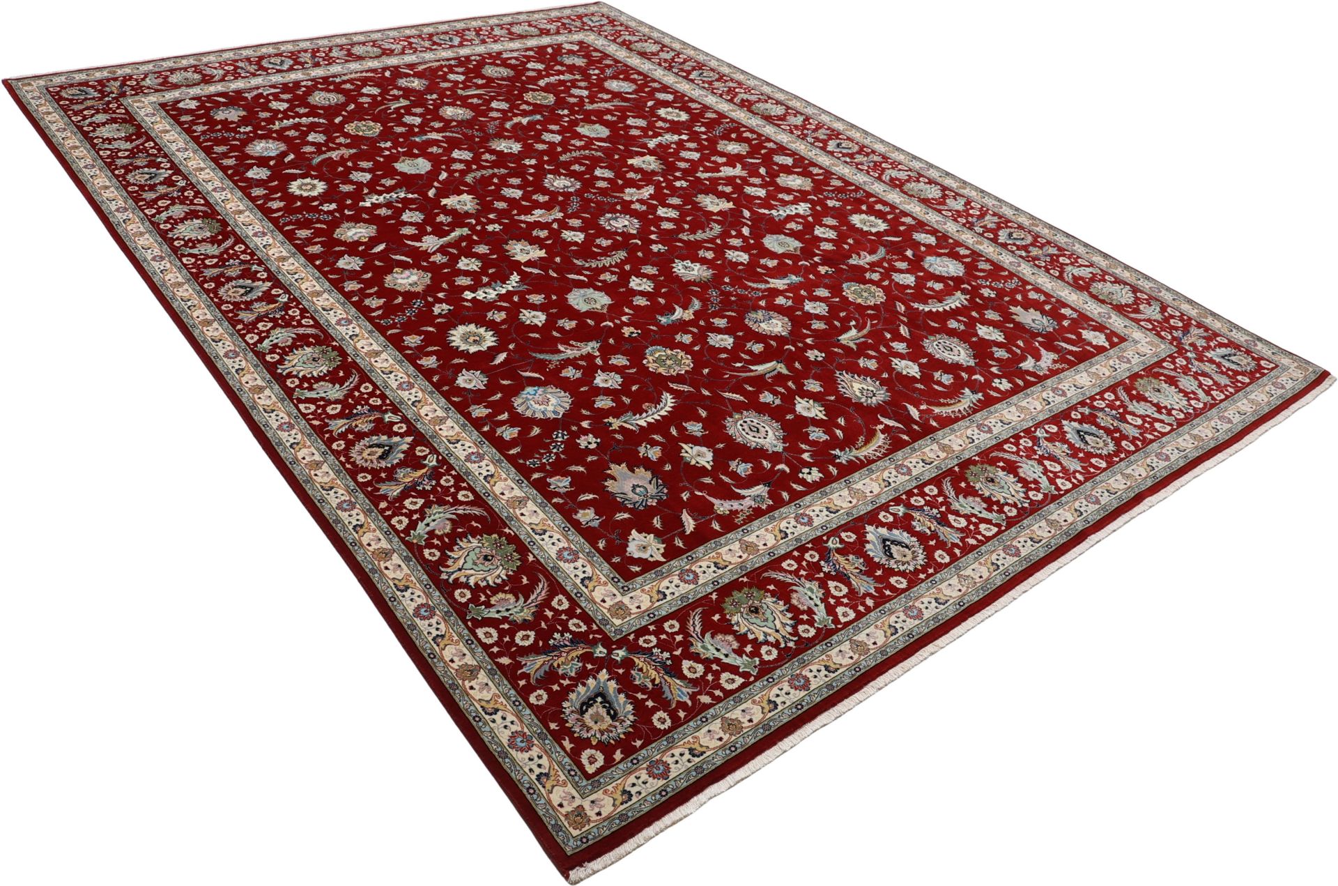 Handgeknüpfter Täbriz Perserteppich 305 × 414 cm