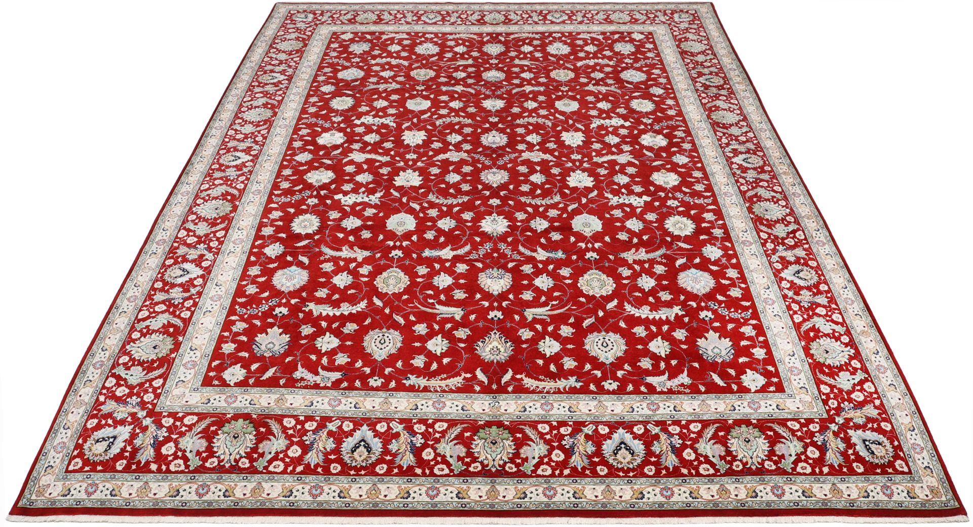 Handgeknüpfter Täbriz Perserteppich 305 × 414 cm