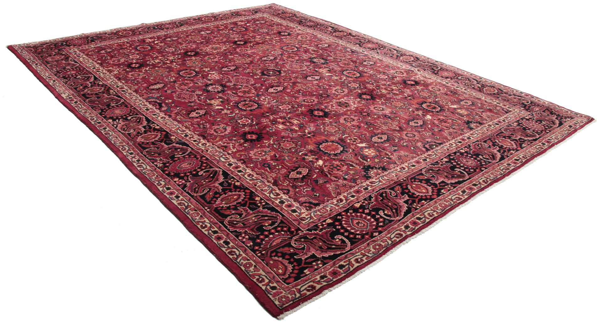 Handgeknüpfter Isfahan Perserteppich, 318 × 410 cm, Wolle