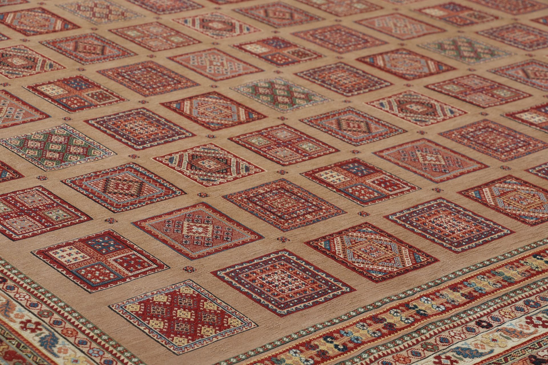 Handgewebter Kelim Perserteppich, 300 × 400 cm, Wolle