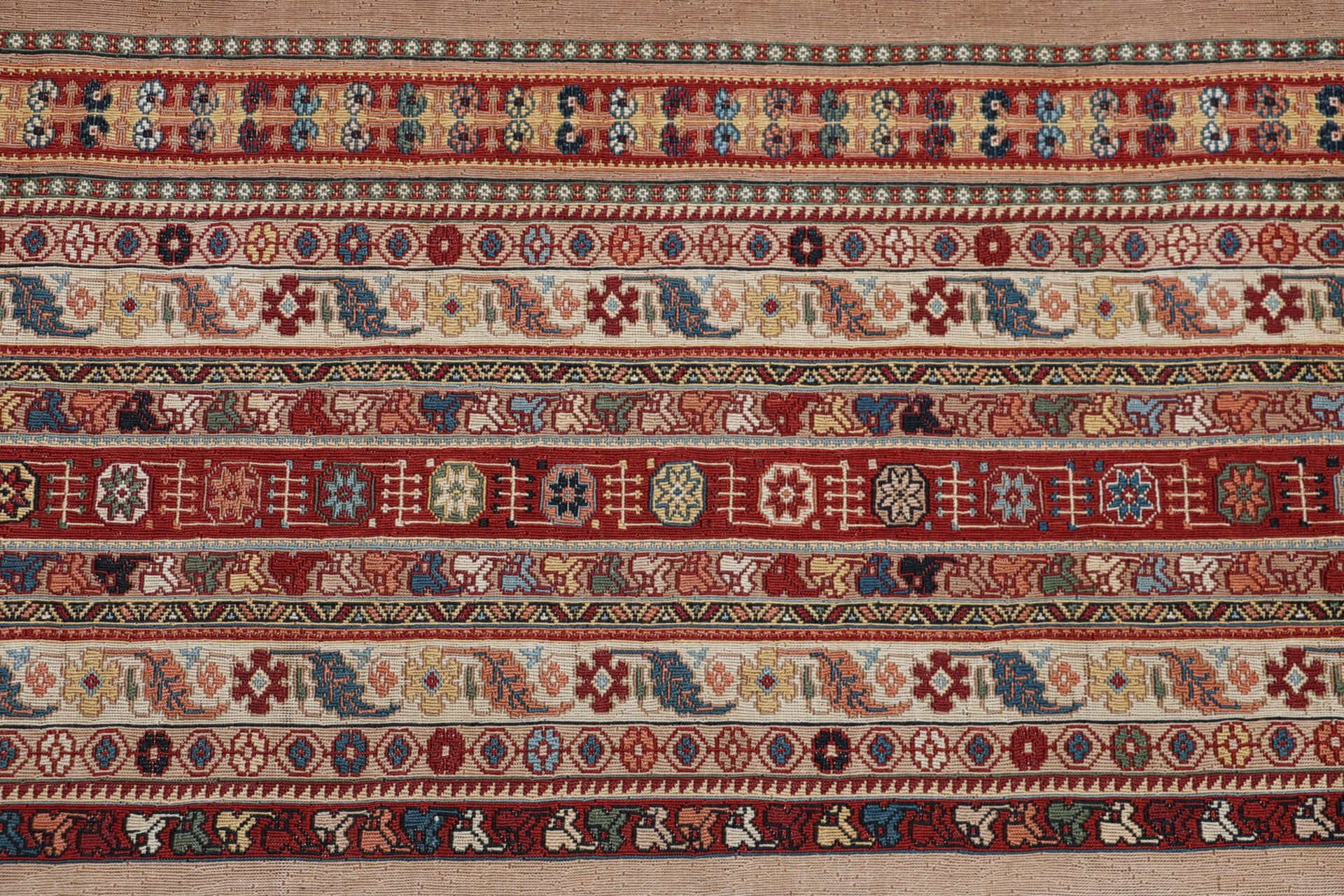 Handgewebter Kelim Perserteppich, 300 × 400 cm, Wolle