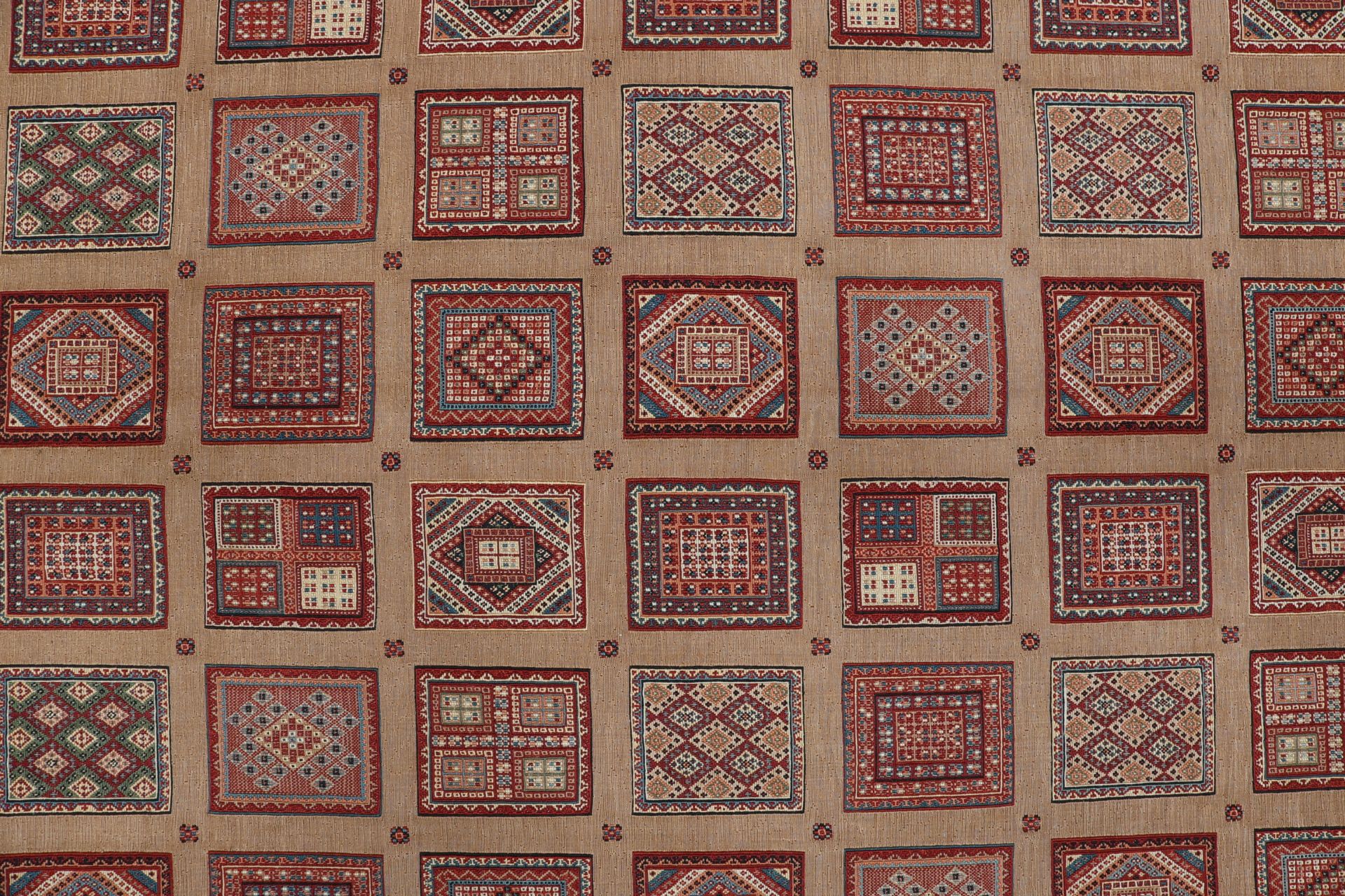 Handgewebter Kelim Perserteppich, 300 × 400 cm, Wolle