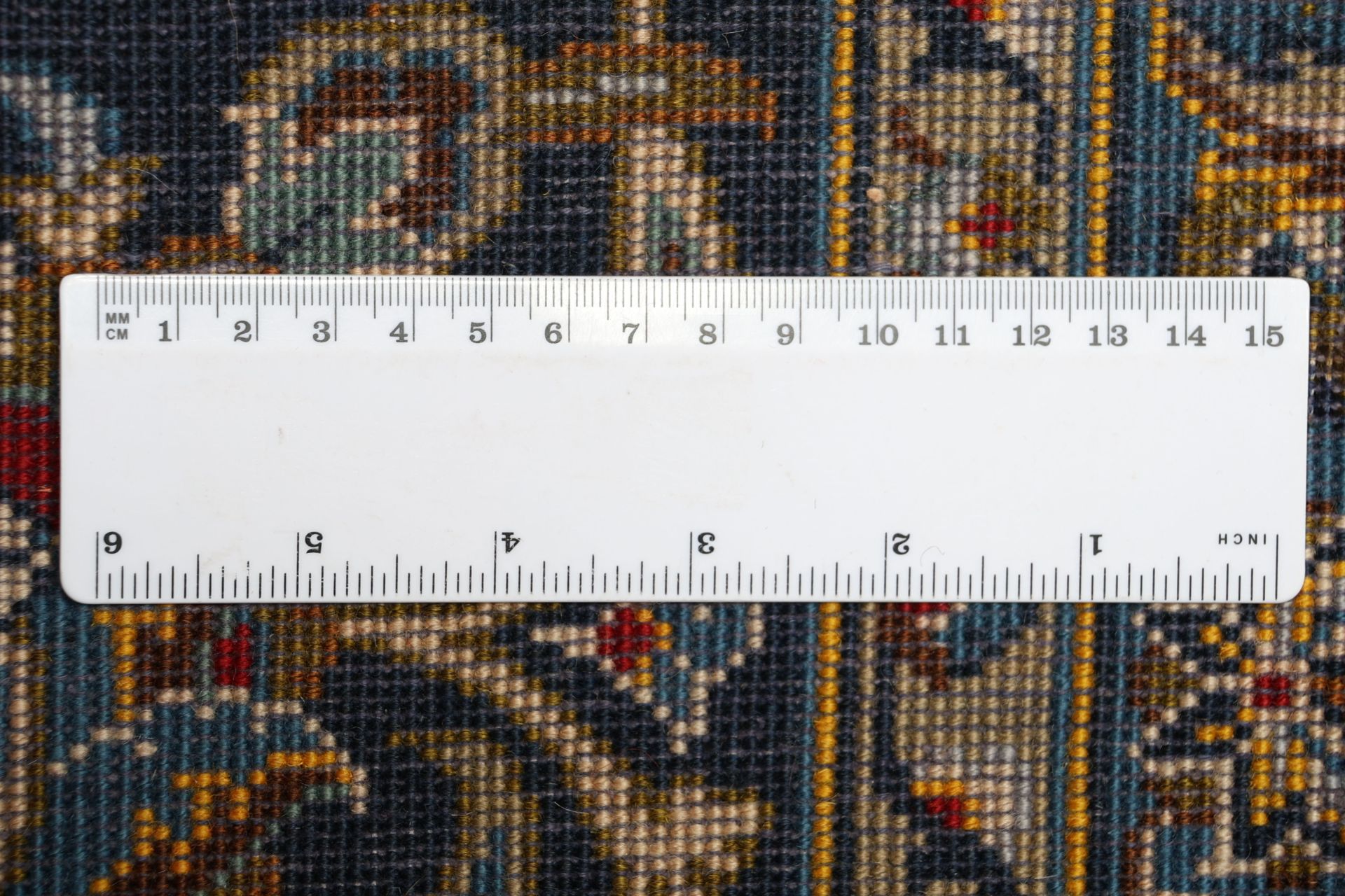 Kashan Perserteppich 310 × 420 cm aus Wolle, handgeknüpft