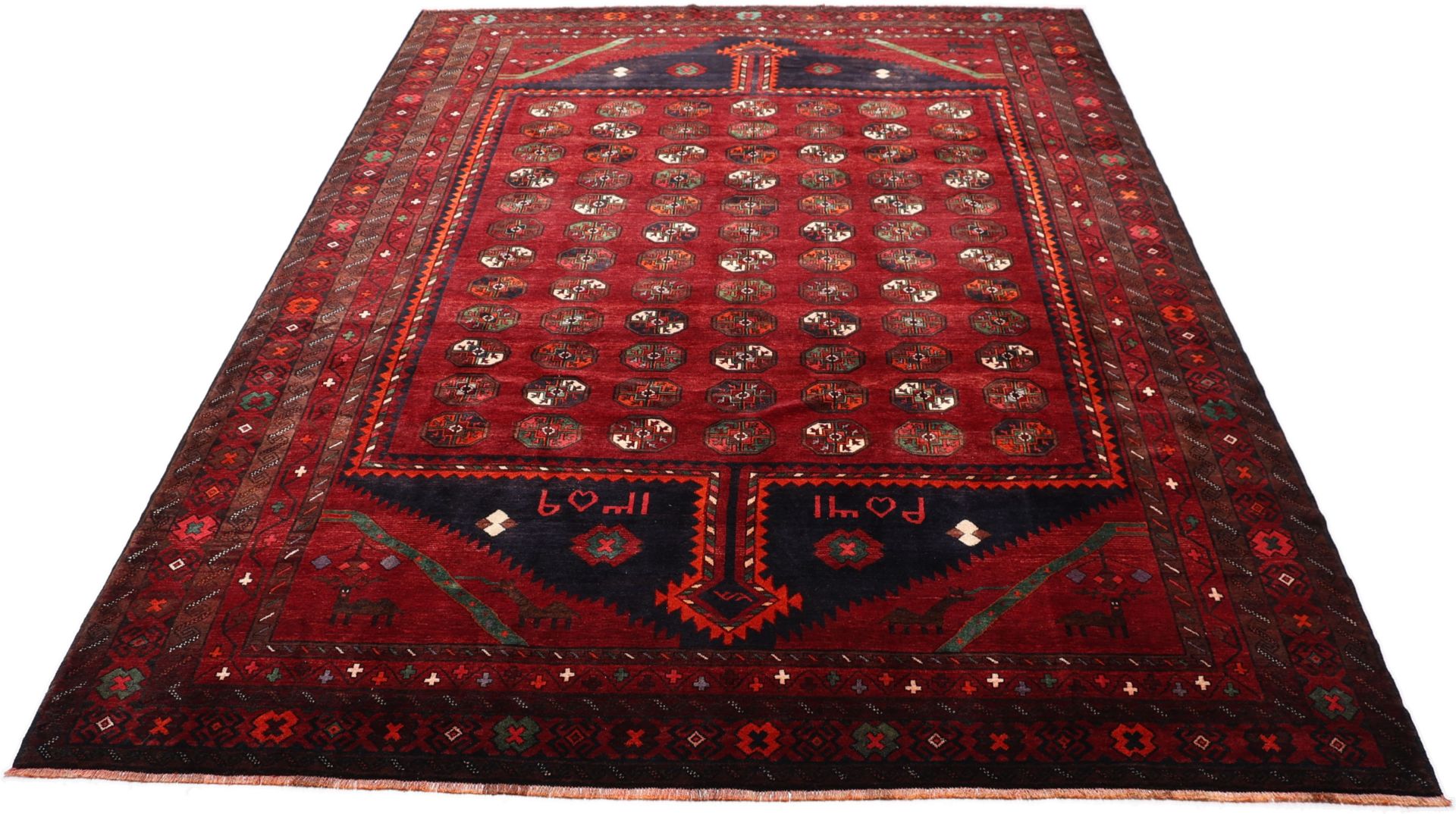 Handgeknüpfter Turkmen Perserteppich, 294 × 412 cm