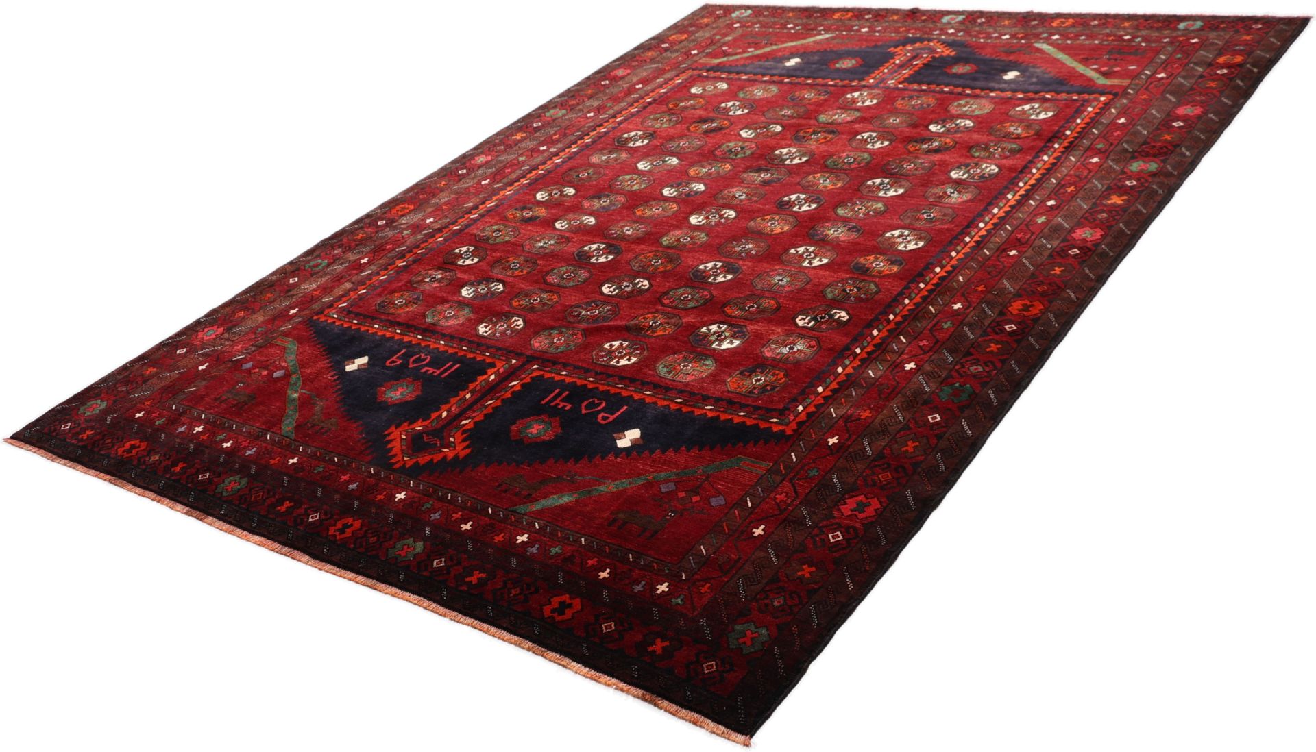 Handgeknüpfter Turkmen Perserteppich, 294 × 412 cm