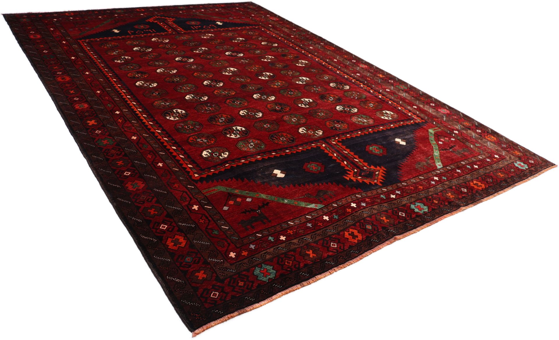 Handgeknüpfter Turkmen Perserteppich, 294 × 412 cm
