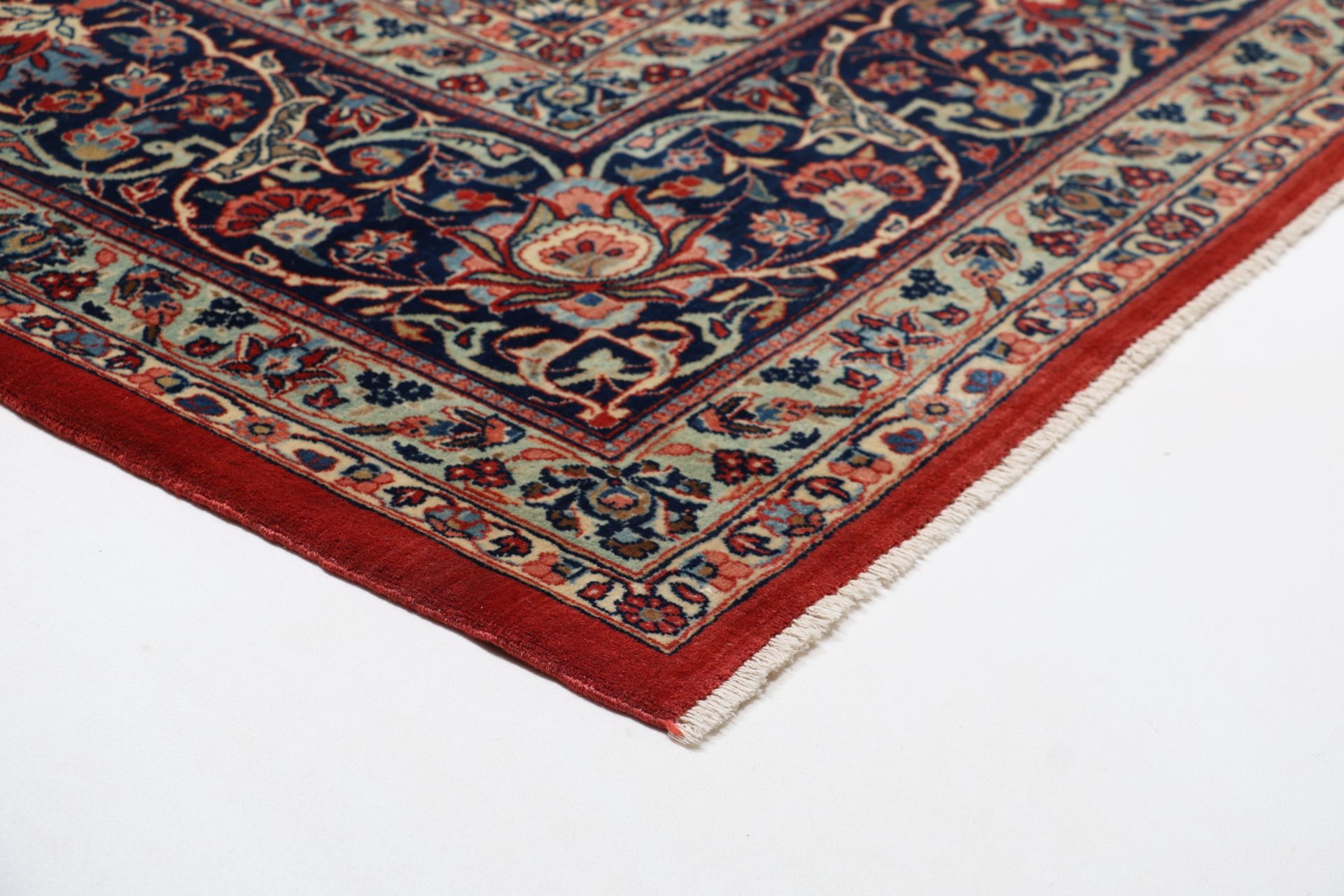 Antiker Kashan Perserteppich aus Iran, 325 × 420 cm