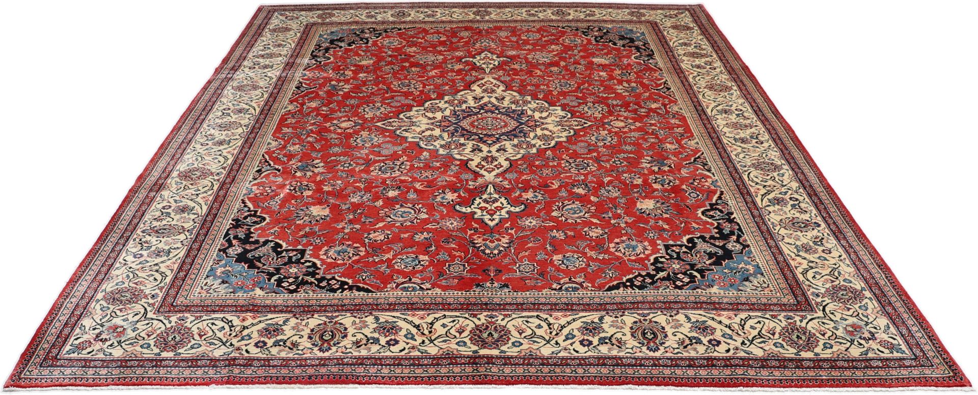 Handgeknüpfter Sarough Perserteppich 307 × 387 cm