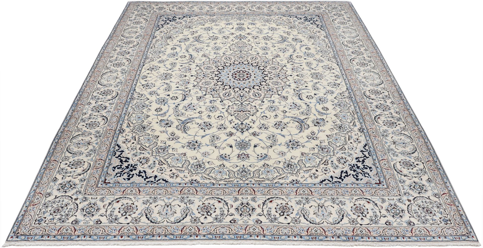 perserteppich-nain-315-x-398-cm-schurwolle-seide-handgeknupft-9 Handgeknüpfter Nain Perserteppich 315 × 398 cm