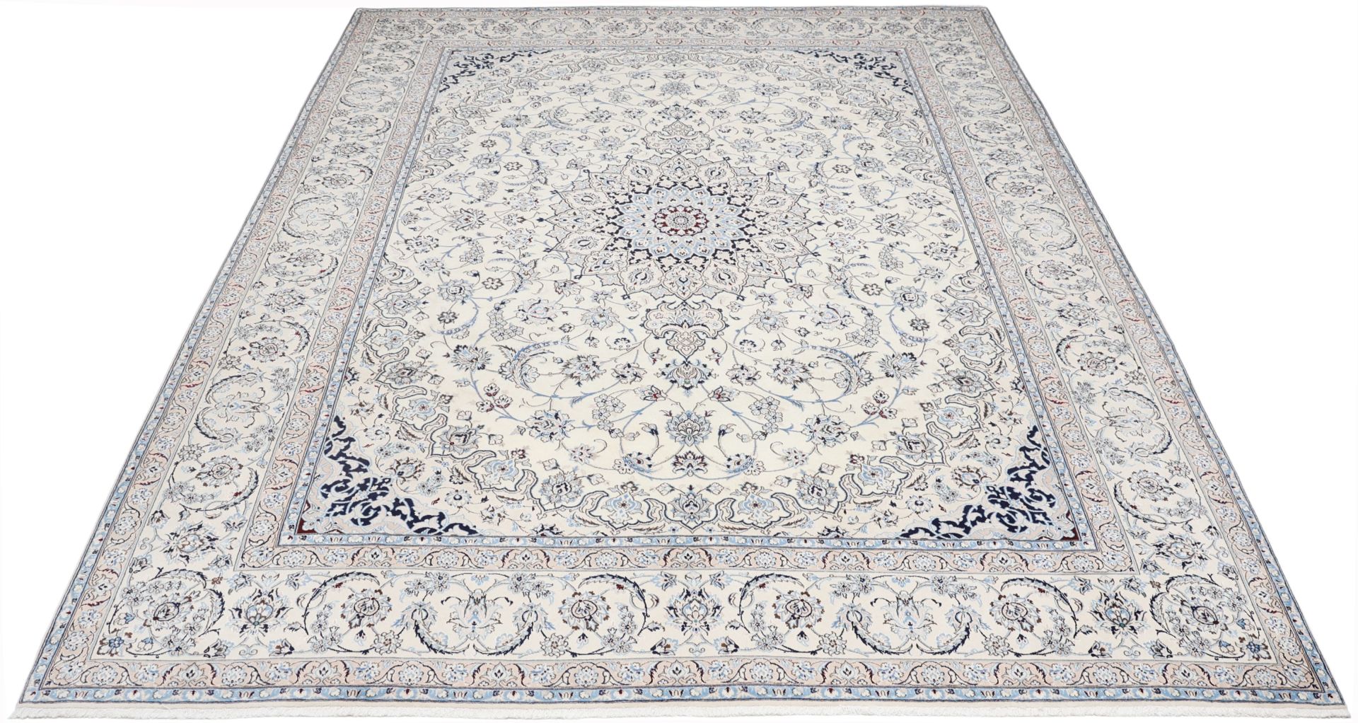 perserteppich-nain-315-x-398-cm-schurwolle-seide-handgeknupft-10 Handgeknüpfter Nain Perserteppich 315 × 398 cm
