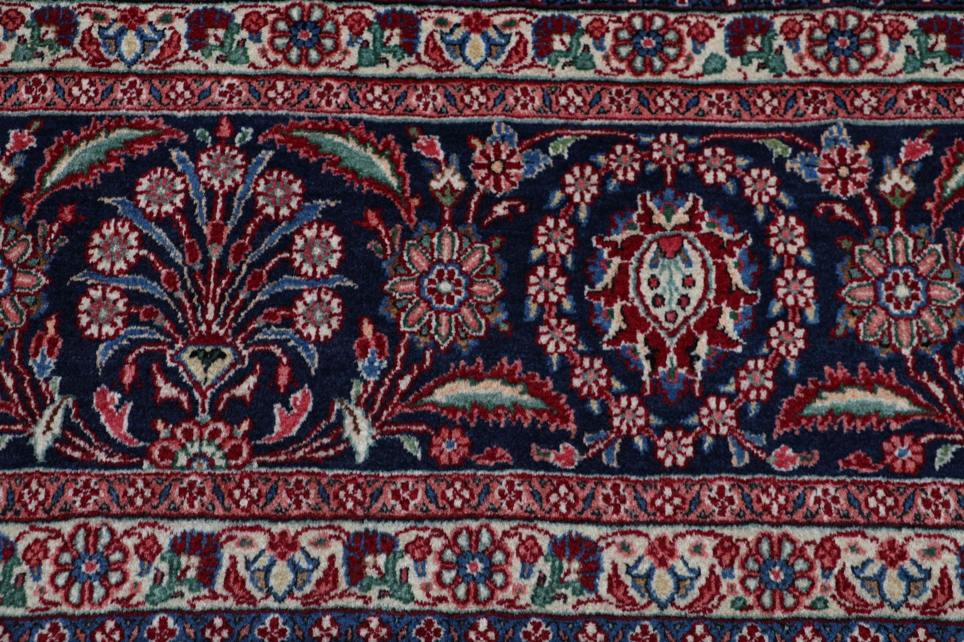 Handgeknüpfter Kashan Perserteppich, 295 × 417 cm, Wolle