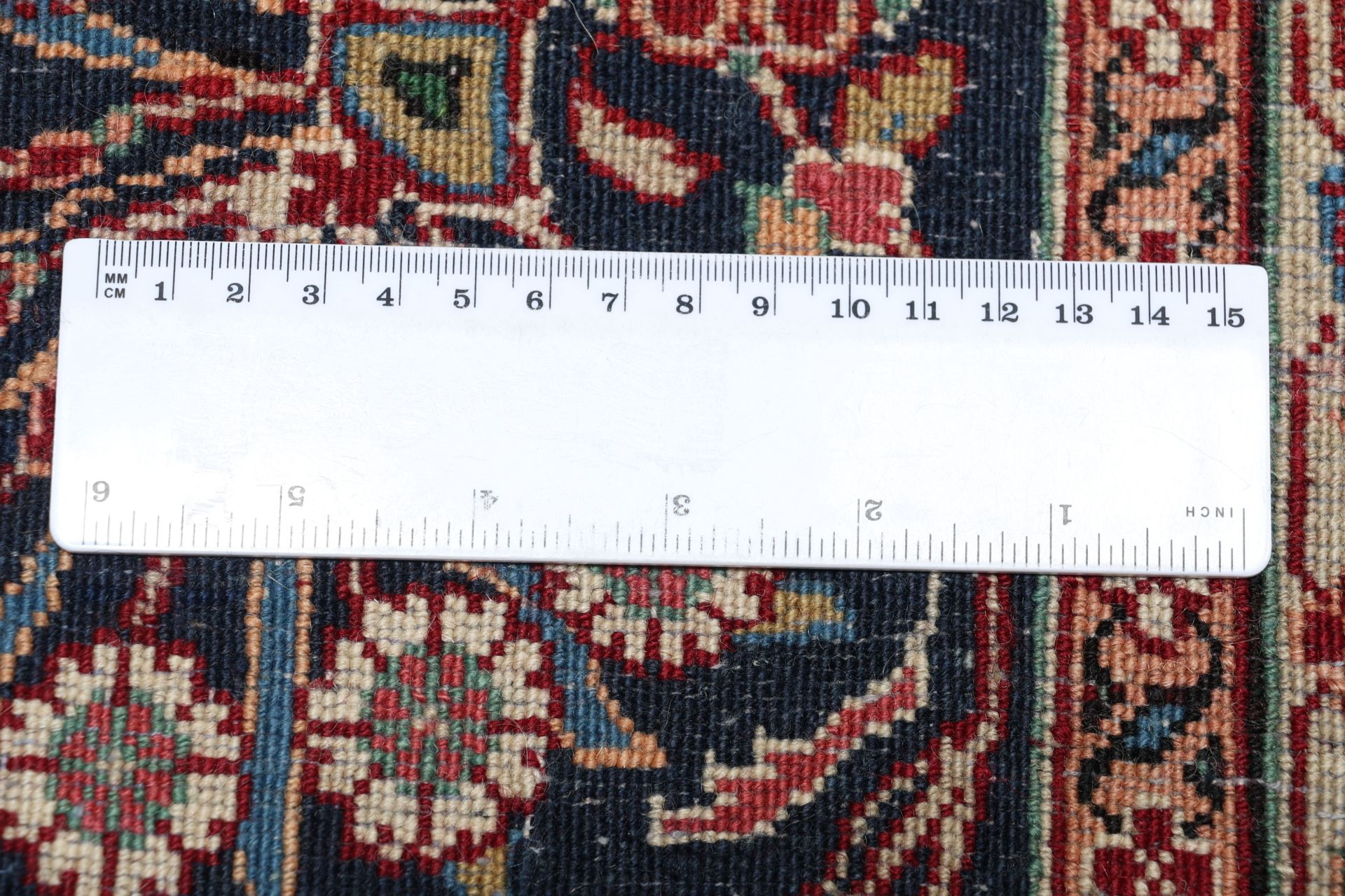 Handgeknüpfter Kashan Perserteppich, 295 × 417 cm, Wolle