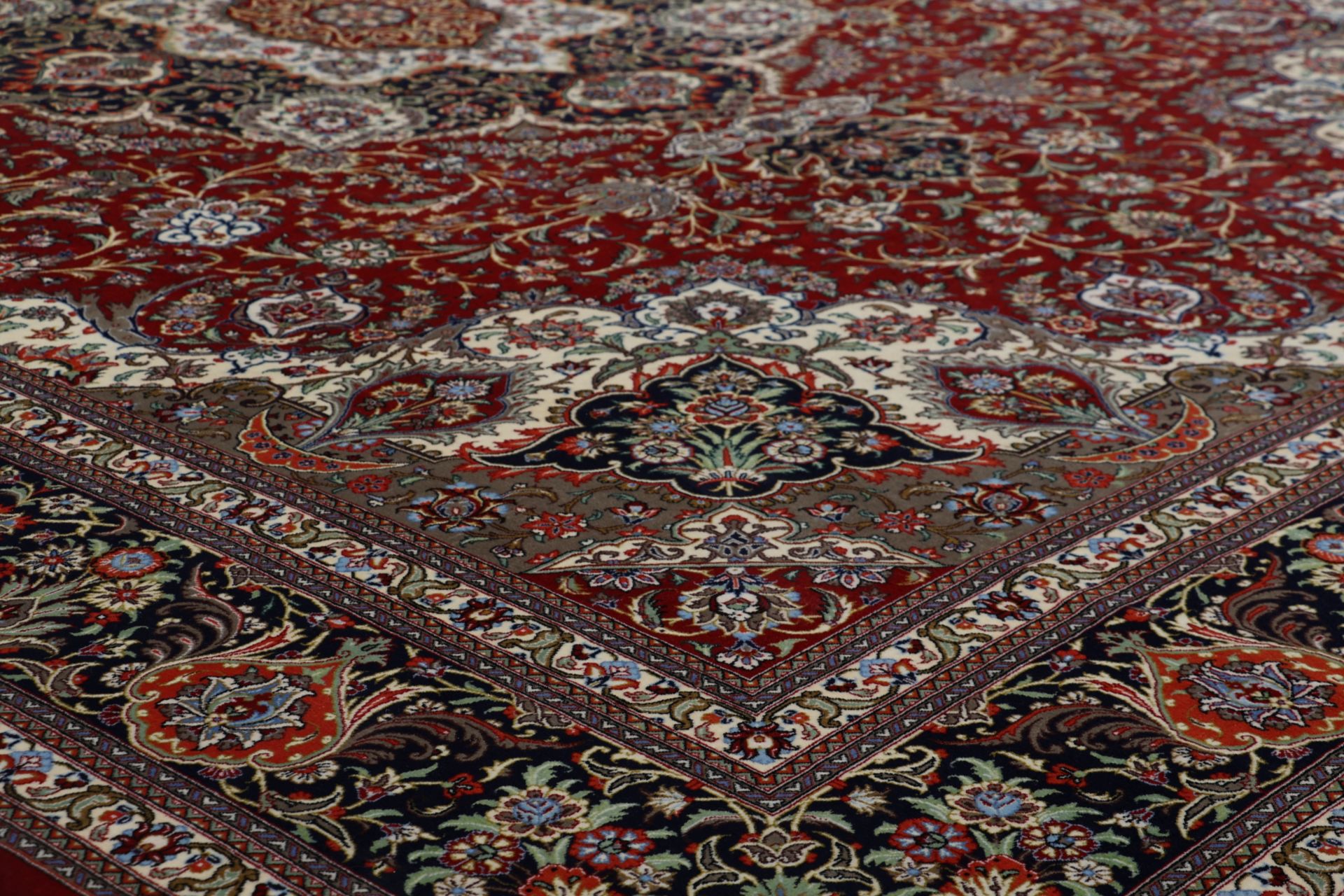 perserteppich-ghom-292-x-390-cm-schurwolle-handgeknupft-exklusiv-3 Handgeknüpfter Ghom Perserteppich, 292 × 390 cm, Wolle
