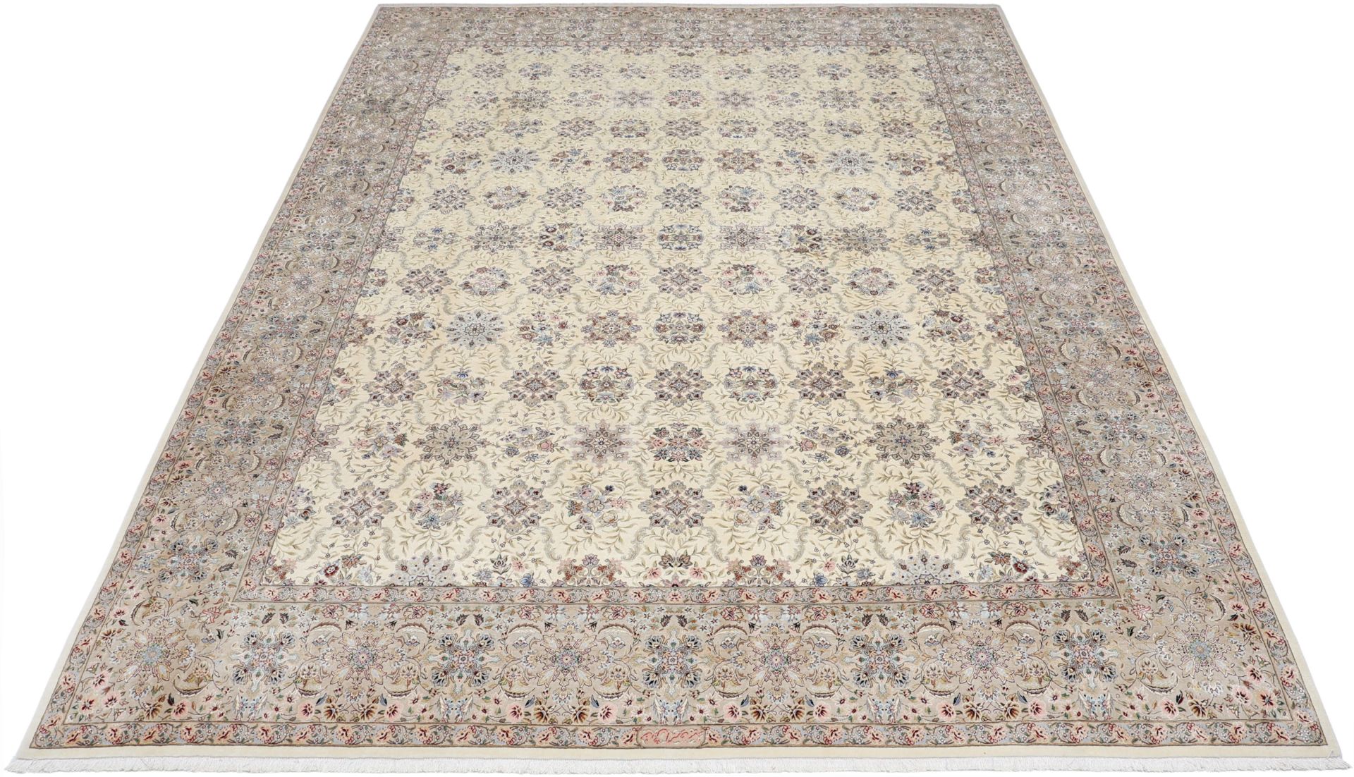 perserteppich-isfahan-290-x-385-cm-schurwolle-seide-handgeknupft-11 Isfahan Perserteppich 290 × 385 cm aus Wolle & Seide, handgeknüpft