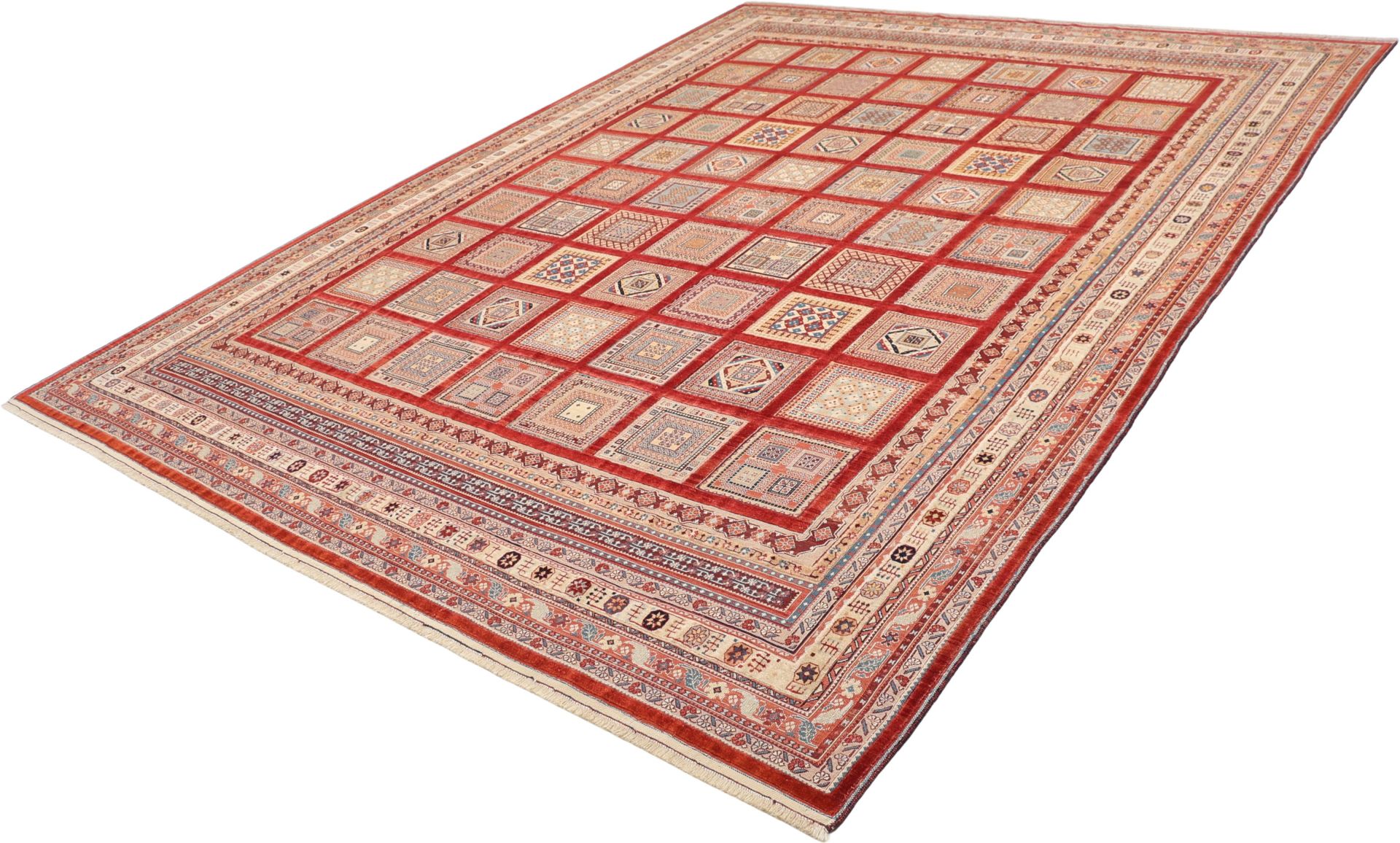 kelim-iran-300-x-400-cm-schurwolle-handgewebt-rustikal-1 Handgewebter Kelim Perserteppich, 300 × 400 cm, Wolle