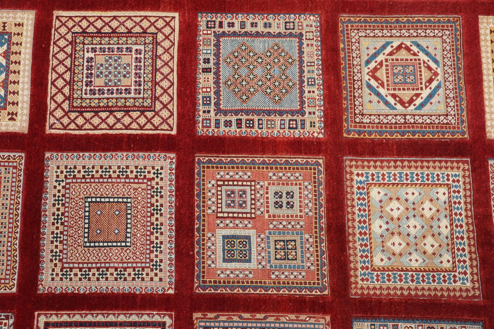 kelim-iran-300-x-400-cm-schurwolle-handgewebt-rustikal-6 Handgewebter Kelim Perserteppich, 300 × 400 cm, Wolle