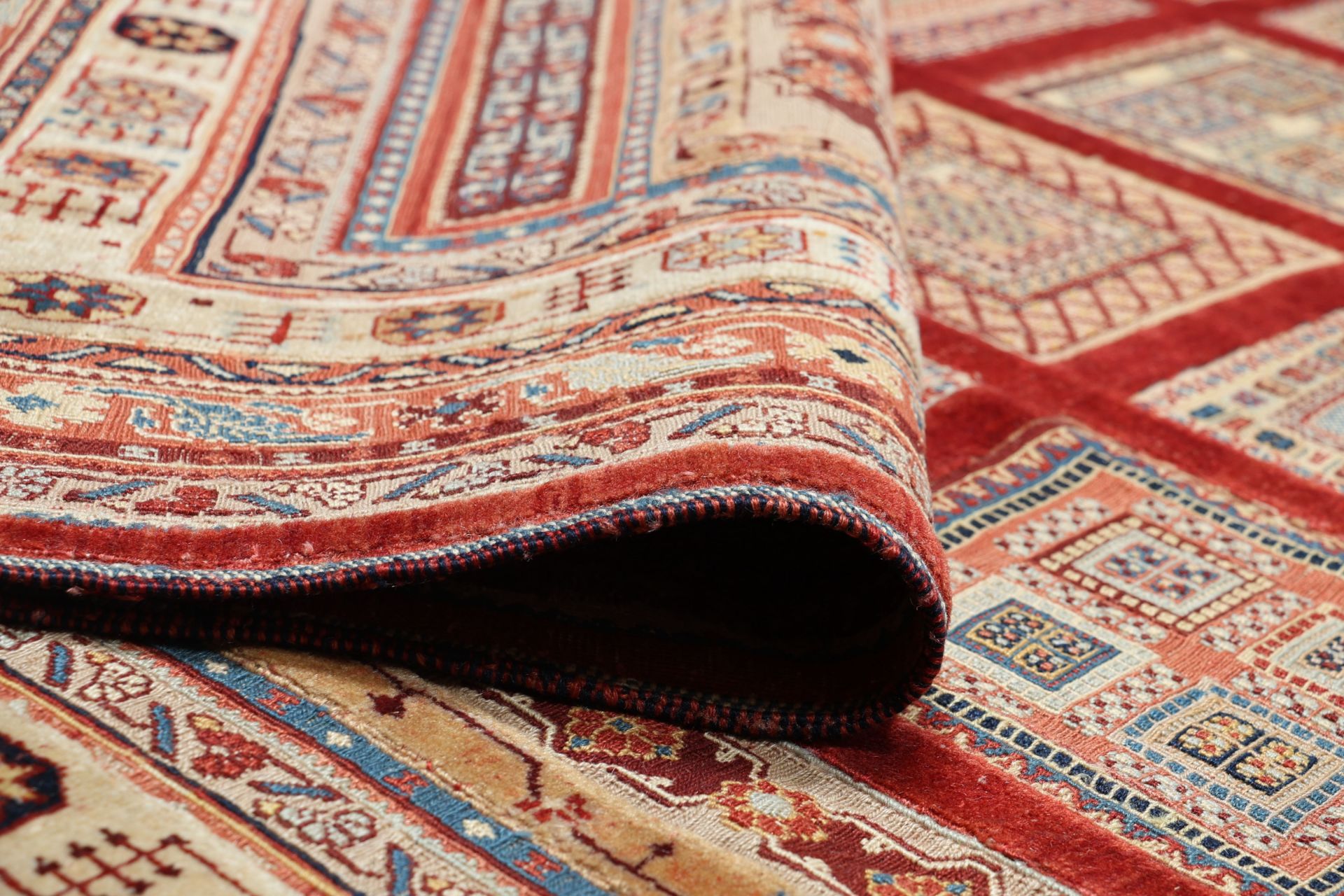 kelim-iran-300-x-400-cm-schurwolle-handgewebt-rustikal-7 Handgewebter Kelim Perserteppich, 300 × 400 cm, Wolle