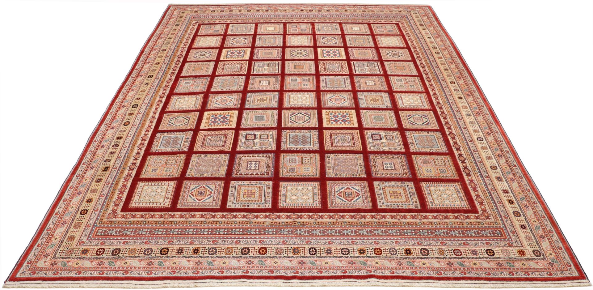 kelim-iran-300-x-400-cm-schurwolle-handgewebt-rustikal-9 Handgewebter Kelim Perserteppich, 300 × 400 cm, Wolle