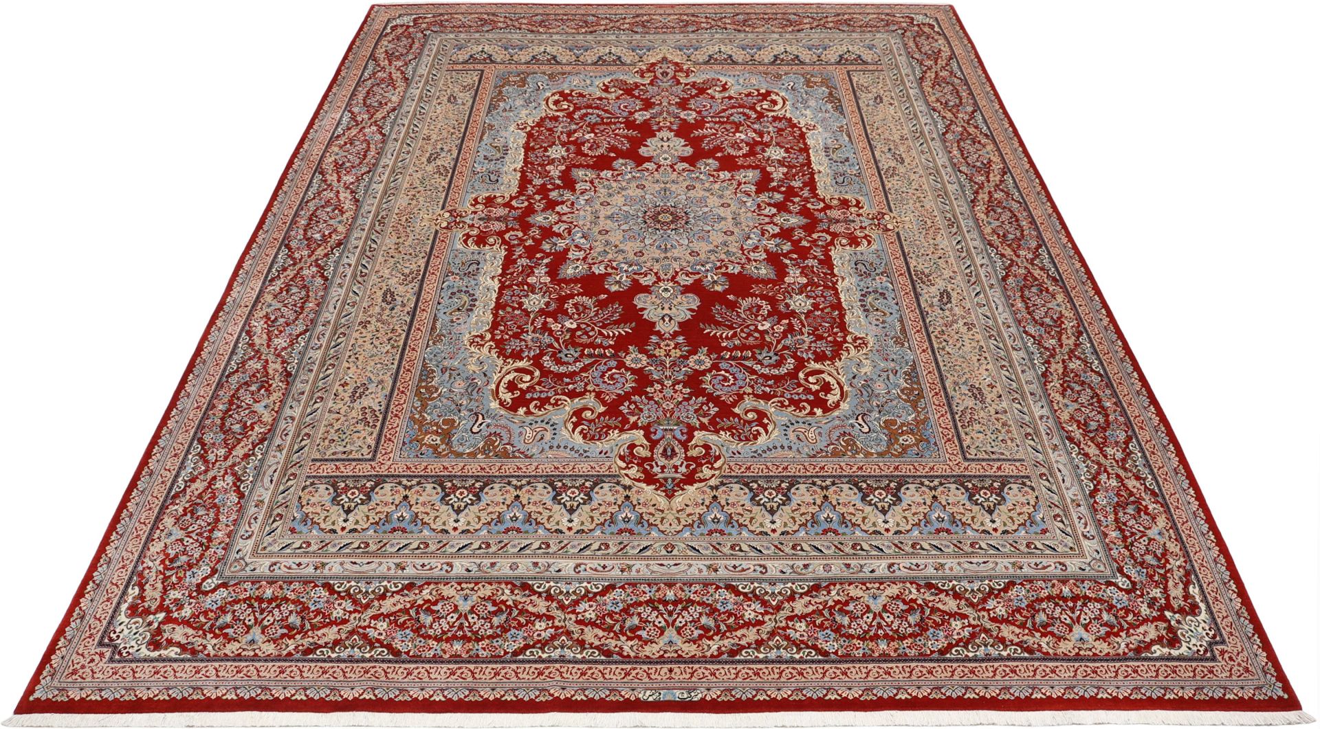 perserteppich-isfahan-290-x-393-cm-schurwolle-seide-handgeknupft-10 Isfahan Perserteppich aus Iran, 290 × 393 cm