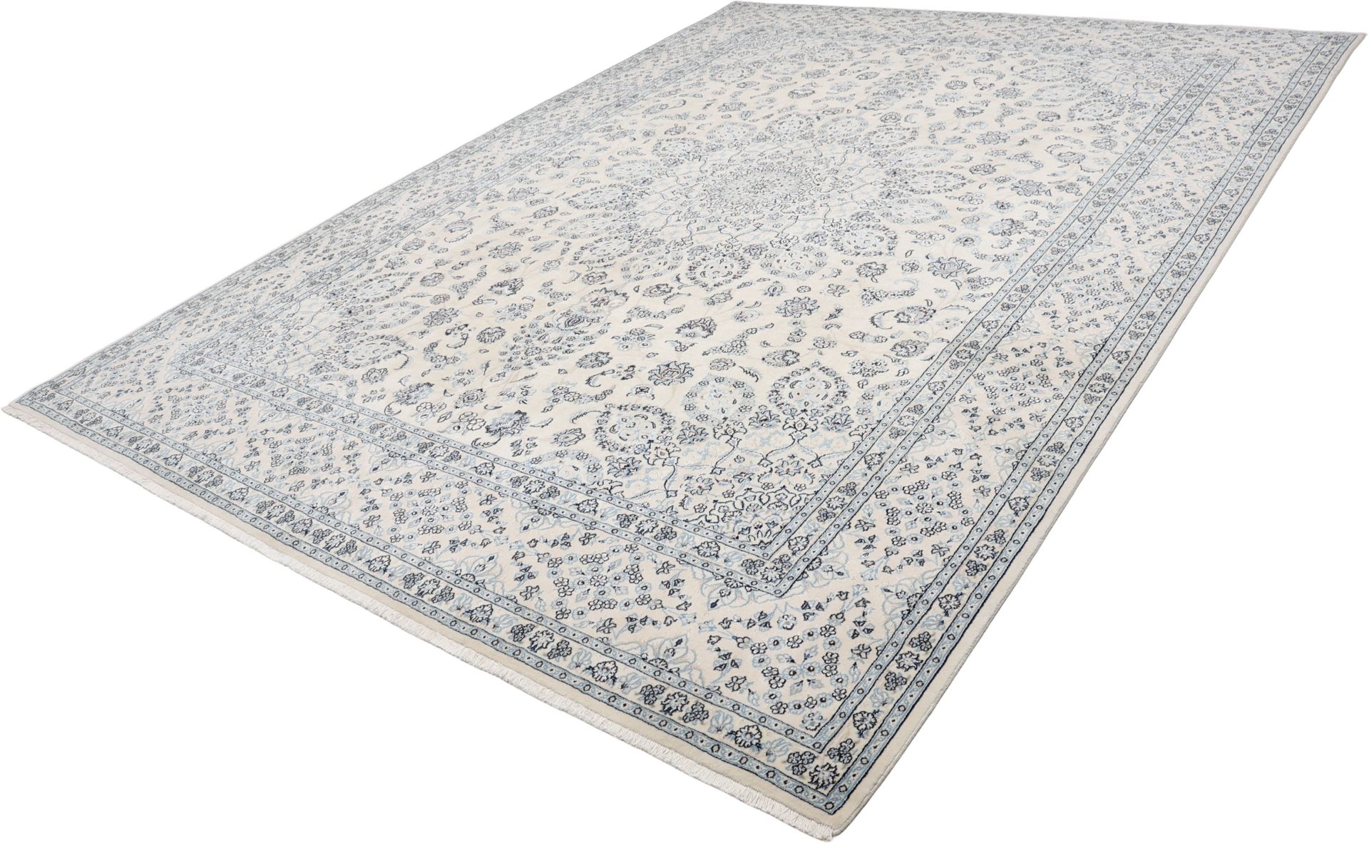 Handgeknüpfter Nain Perserteppich, 292 × 400 cm, Wolle & Seide