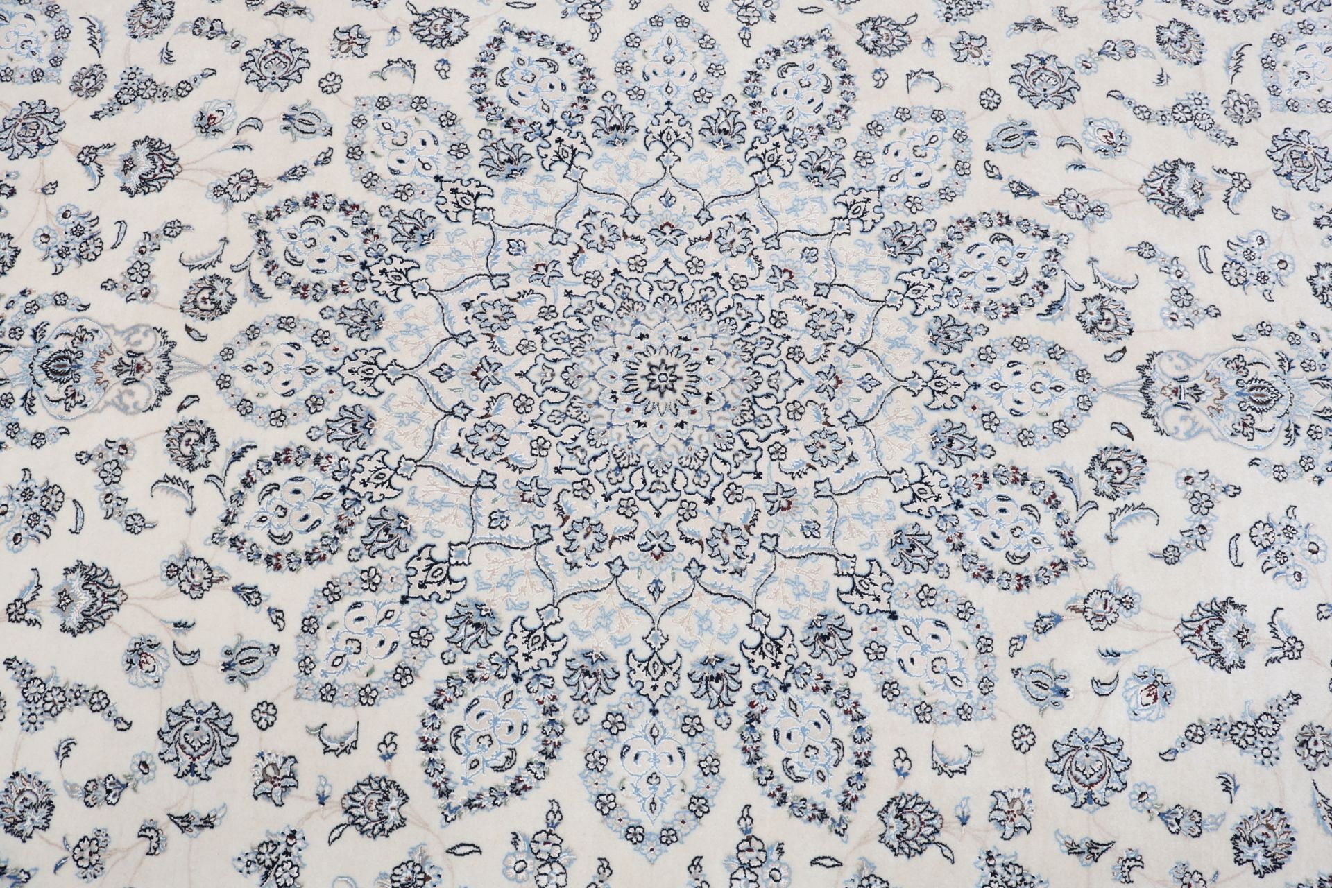 Handgeknüpfter Nain Perserteppich, 292 × 400 cm, Wolle & Seide