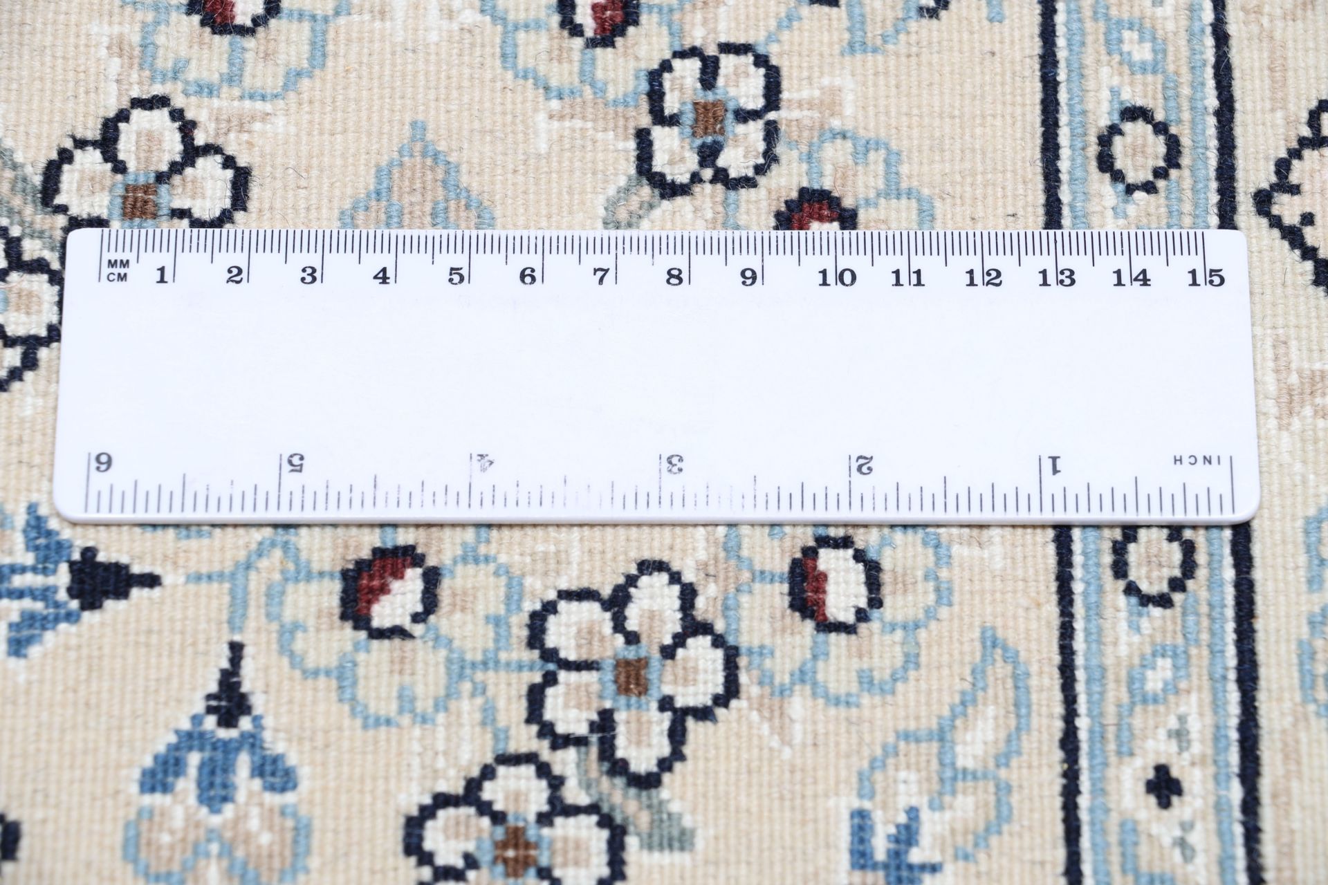 Handgeknüpfter Nain Perserteppich, 292 × 400 cm, Wolle & Seide