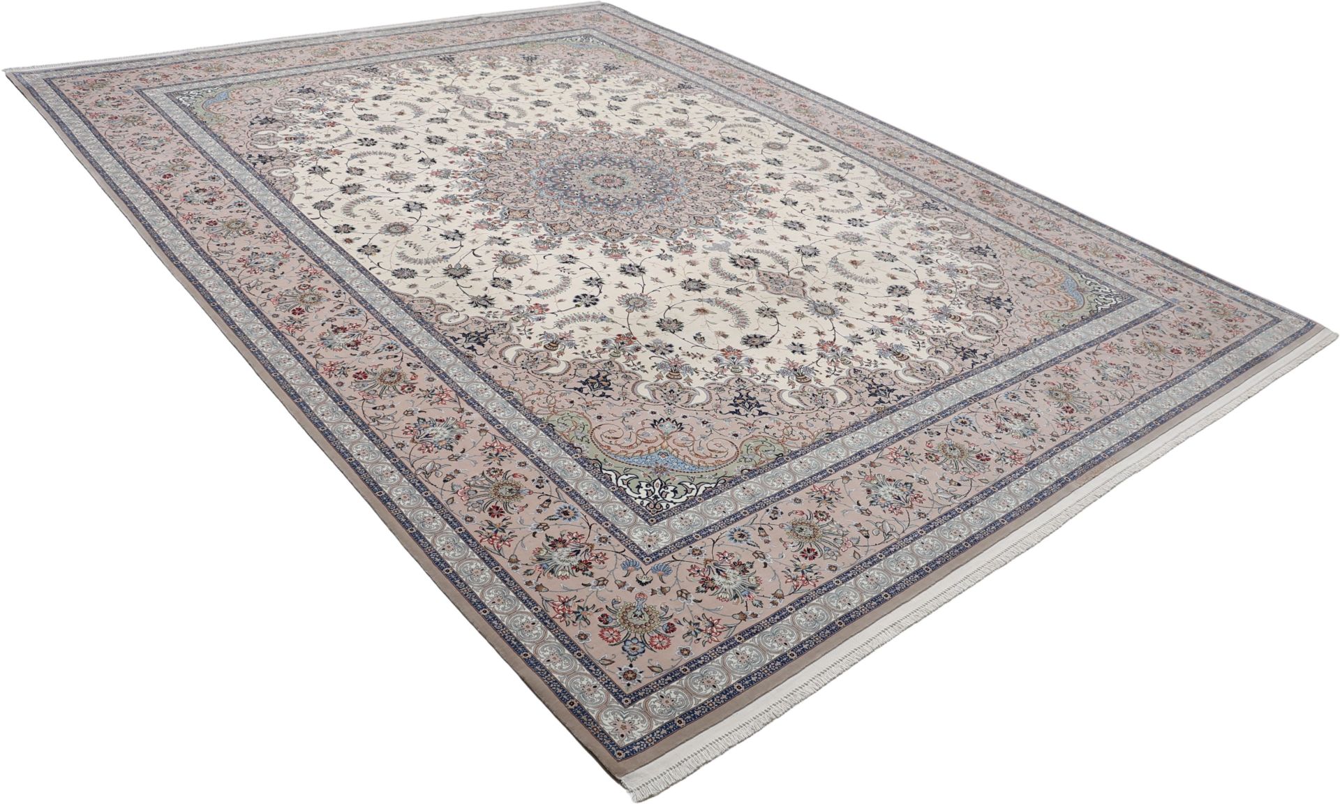 perserteppich-isfahan-315-x-425-cm-schurwolle-seide-handgeknupft-2 Handgeknüpfter Isfahan Perserteppich, 315 × 425 cm, Wolle & Seide