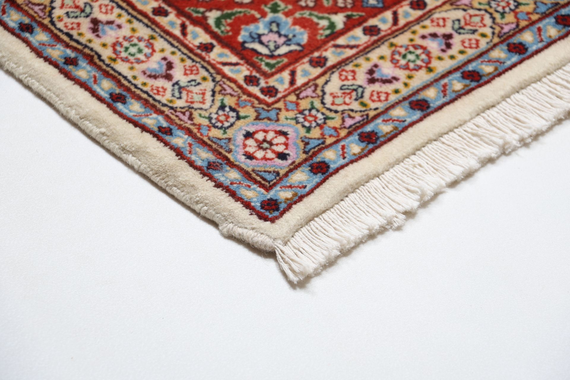 perserteppich-moud-292-x-400-cm-schurwolle-handgeknupft-floral-5 Handgeknüpfter Moud Perserteppich, 292 × 400 cm, Wolle