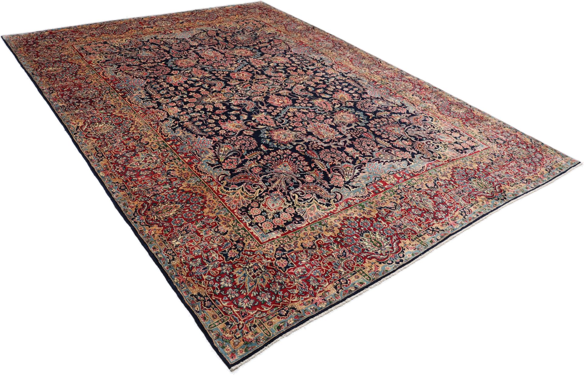 Kerman Perserteppich 298 × 403 cm aus Wolle, handgeknüpft