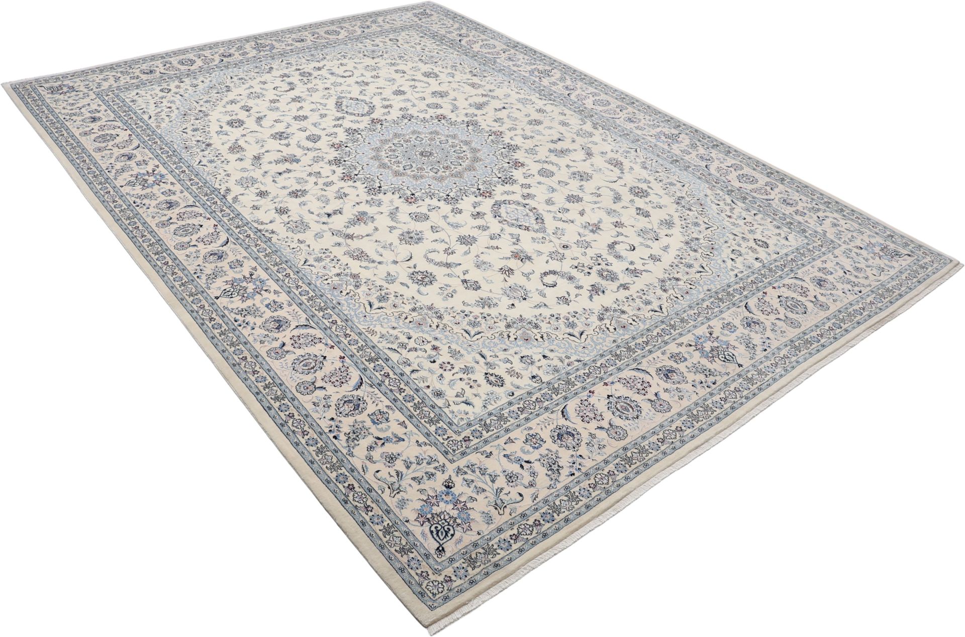 perserteppich-nain-300-x-410-cm-schurwolle-seide-handgeknupft-13 Nain Perserteppich 300 × 410 cm aus Wolle & Seide, handgeknüpft