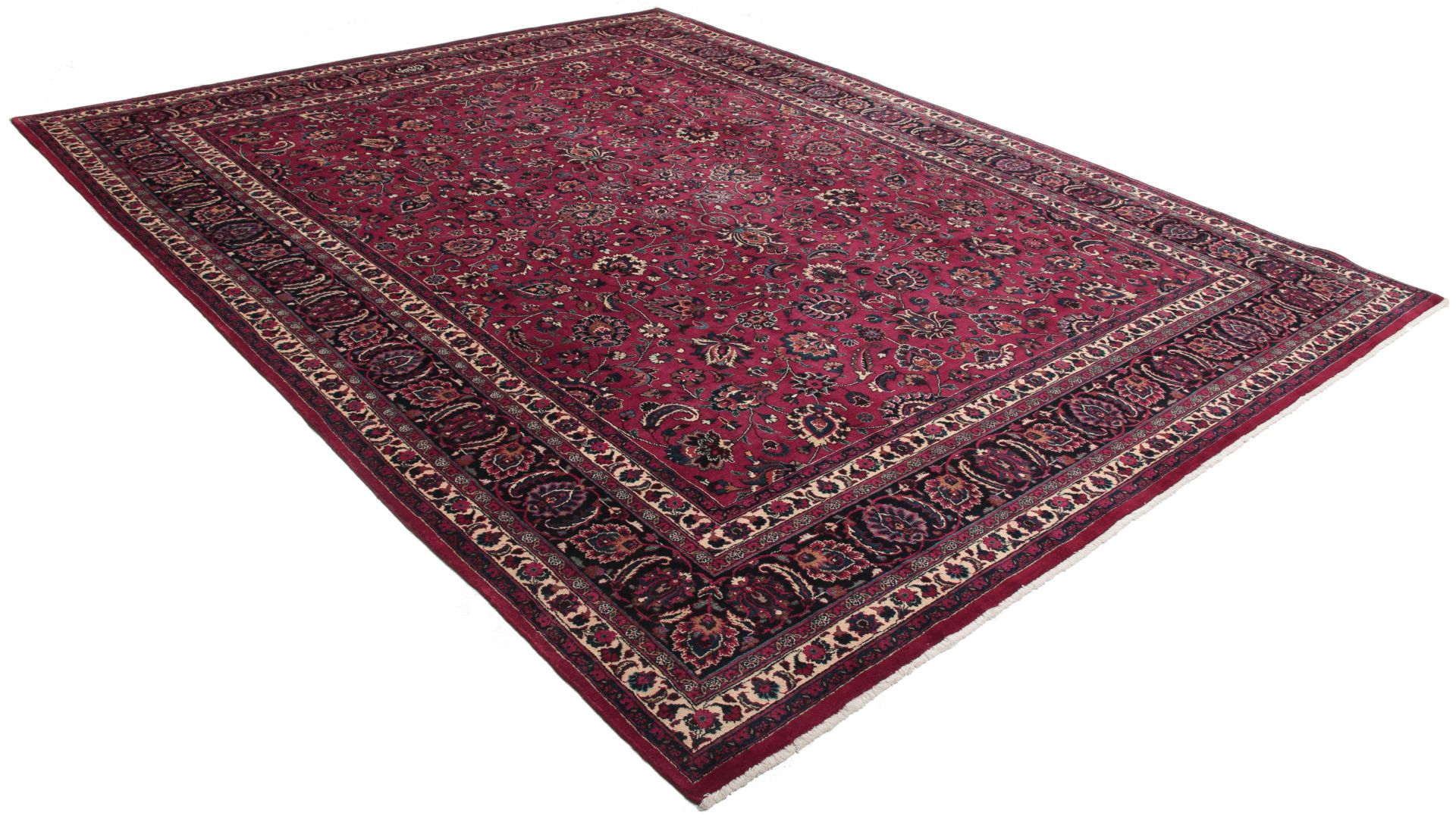Mashhad Perserteppich aus Iran, 295 × 380 cm