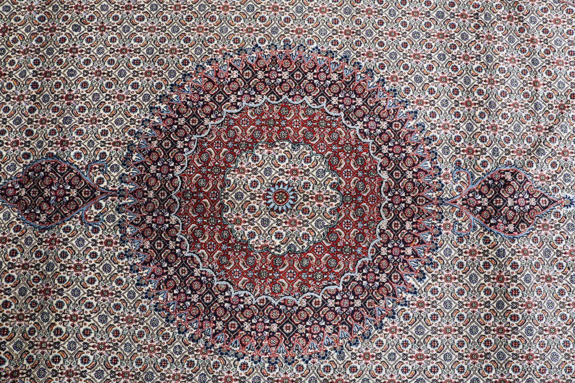 Handgeknüpfter Moud Perserteppich 300 × 397 cm