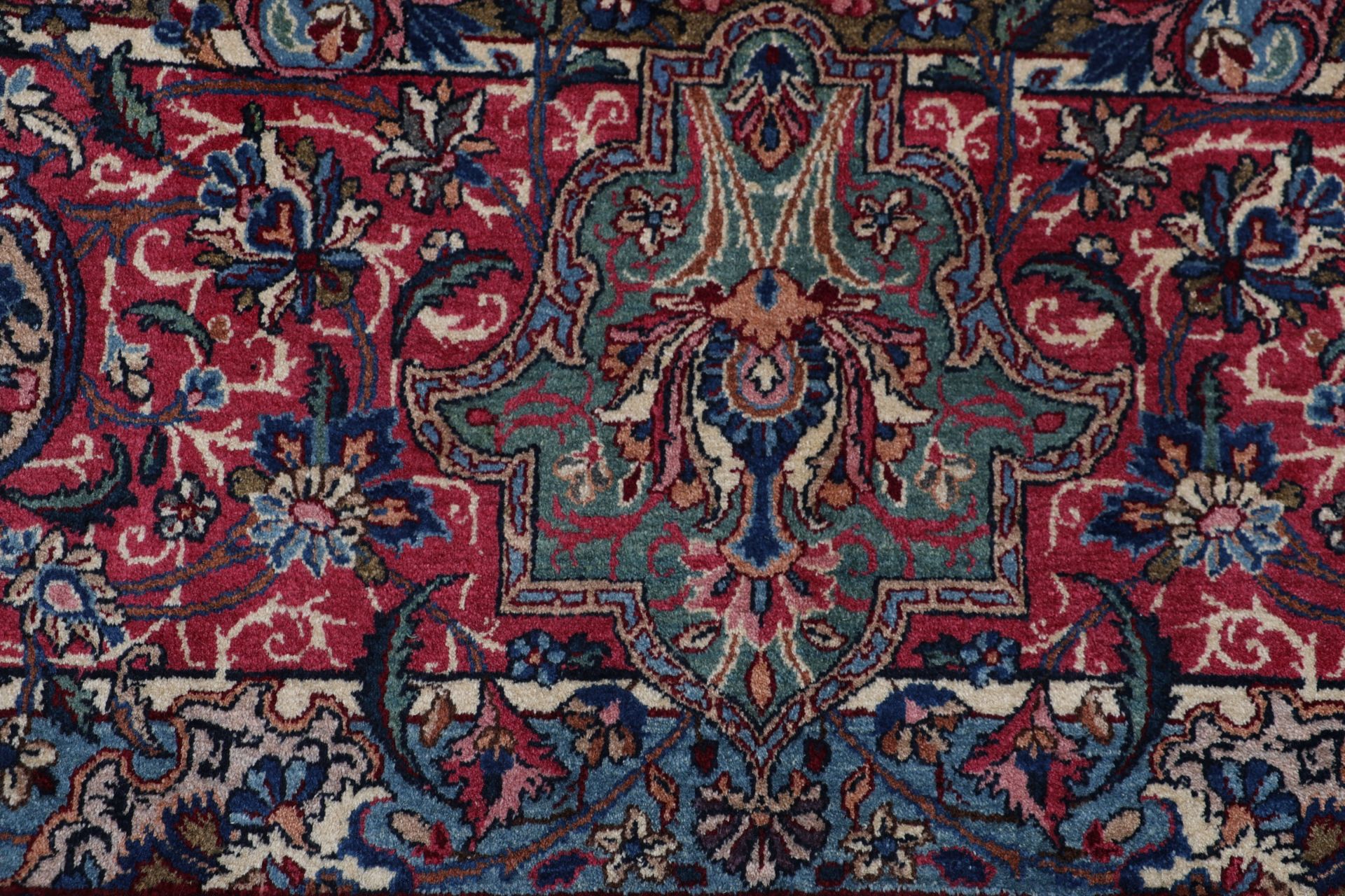 Handgeknüpfter Mashhad Perserteppich 295 × 390 cm