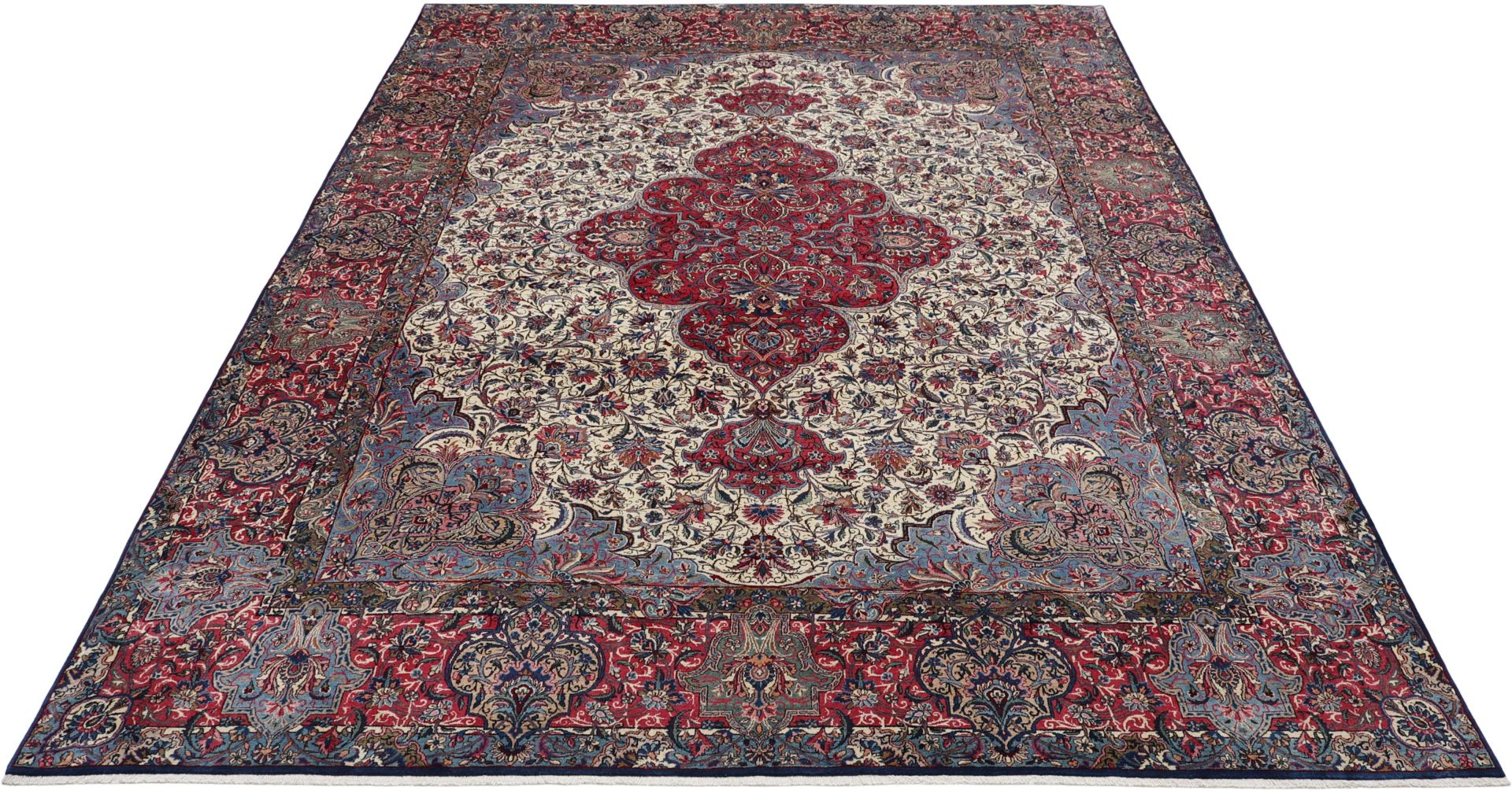 Handgeknüpfter Mashhad Perserteppich 295 × 390 cm