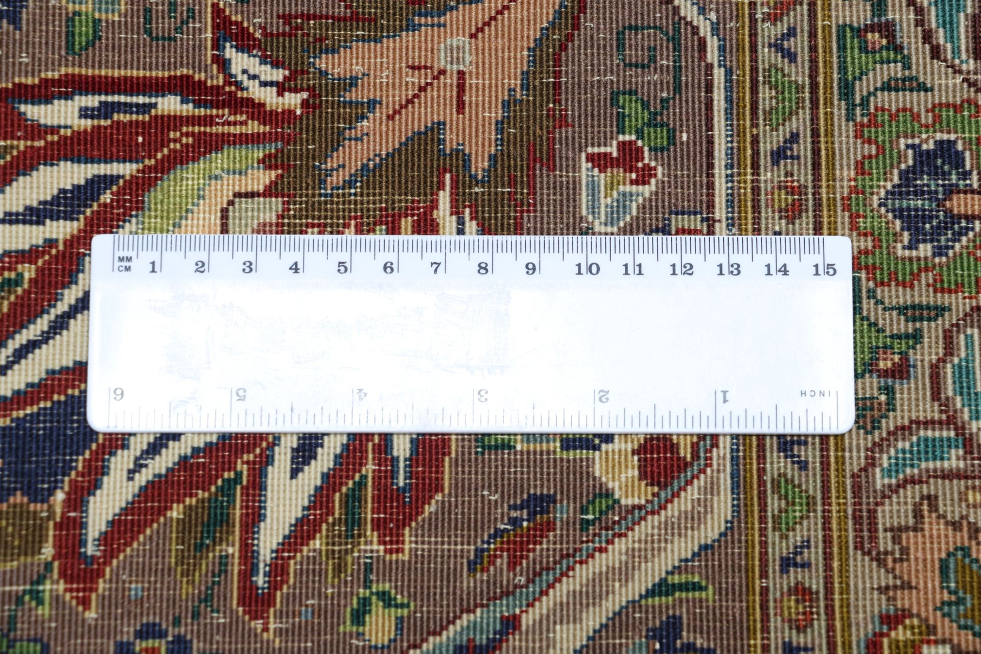 perserteppich-tabriz-310-x-402-cm-schurwolle-handgeknupft-70-jahre-alt-8 Täbriz Perserteppich 310 × 402 cm aus Wolle, handgeknüpft