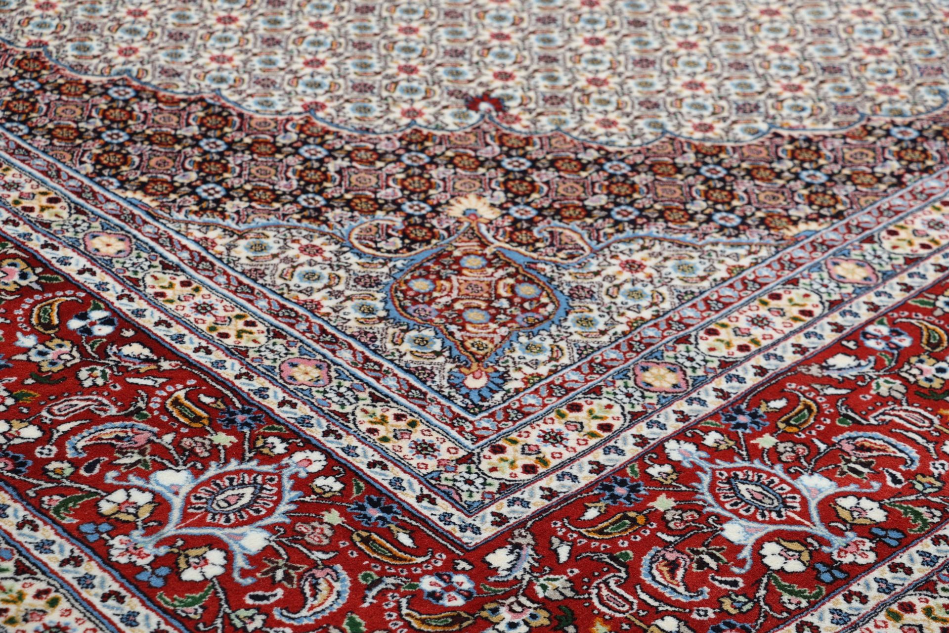 Moud Perserteppich aus Iran, 300 × 390 cm