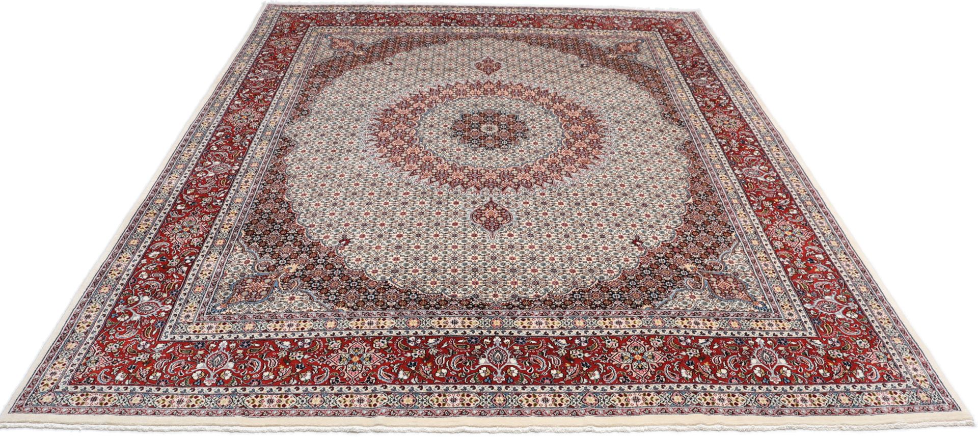 Moud Perserteppich aus Iran, 300 × 390 cm