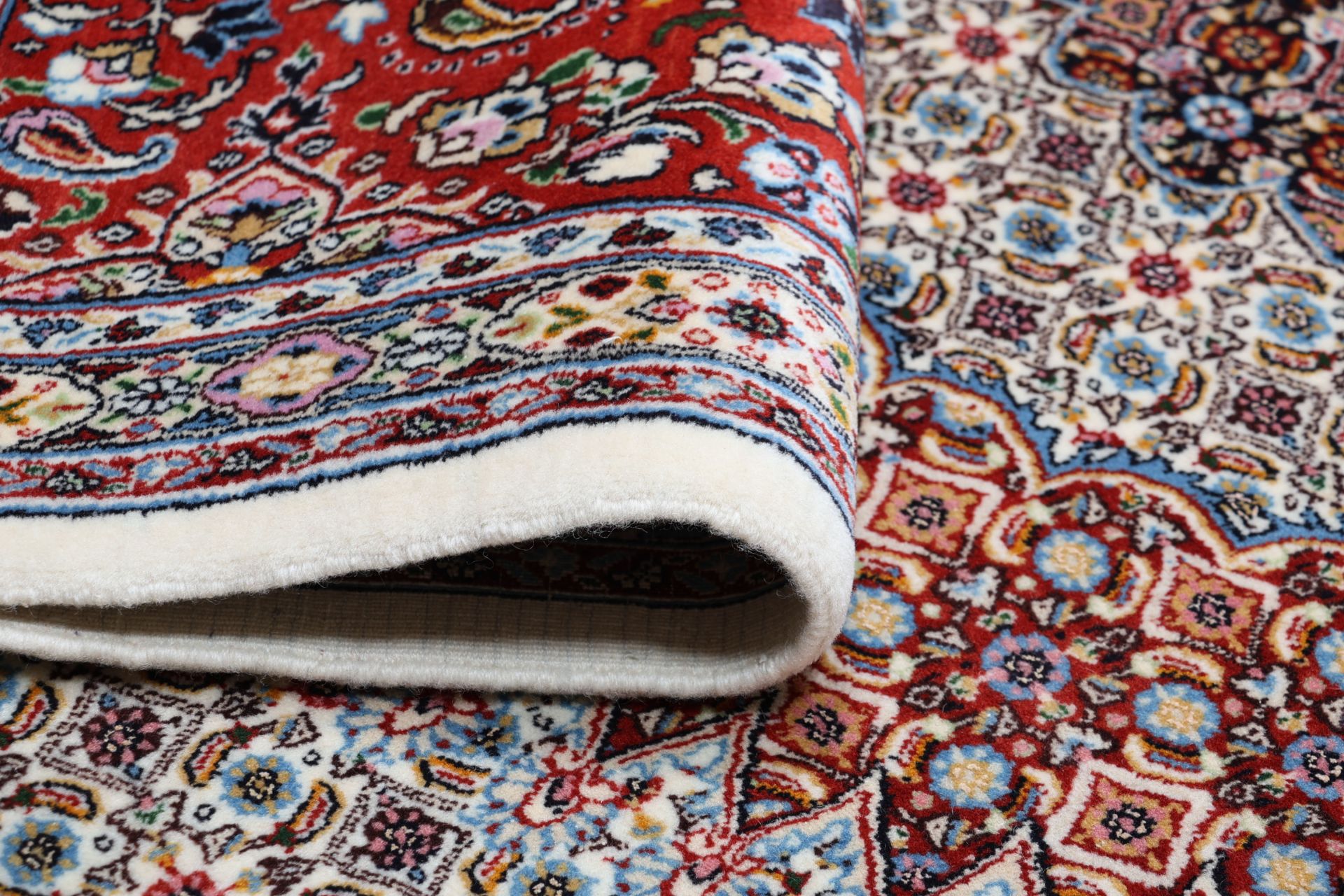 Moud Perserteppich aus Iran, 300 × 390 cm