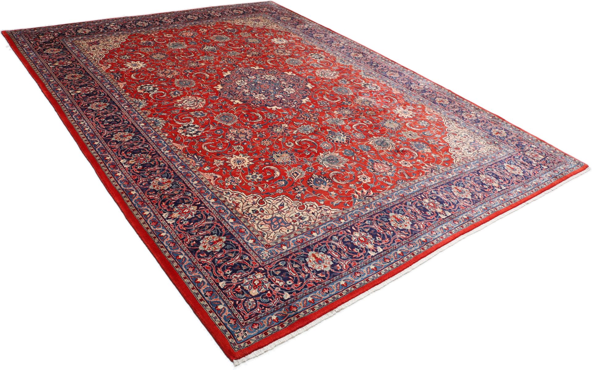 Sarough Perserteppich 280 × 375 cm aus Wolle, handgeknüpft
