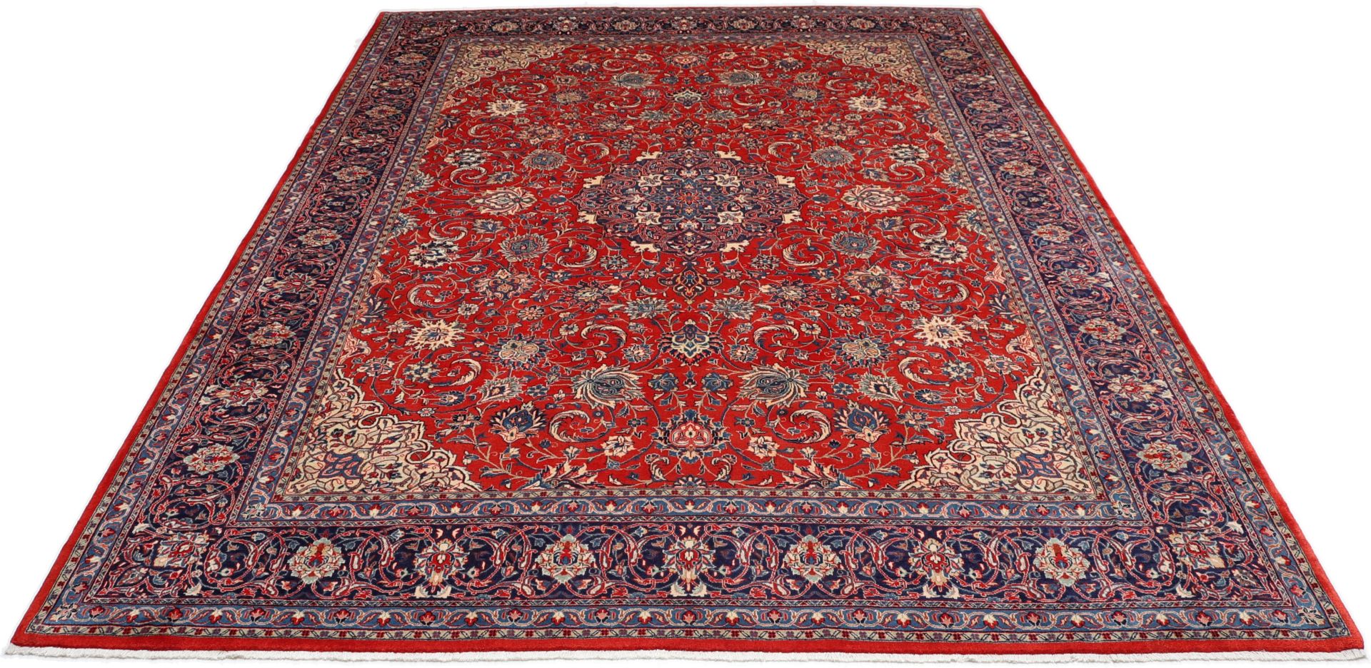 Sarough Perserteppich 280 × 375 cm aus Wolle, handgeknüpft