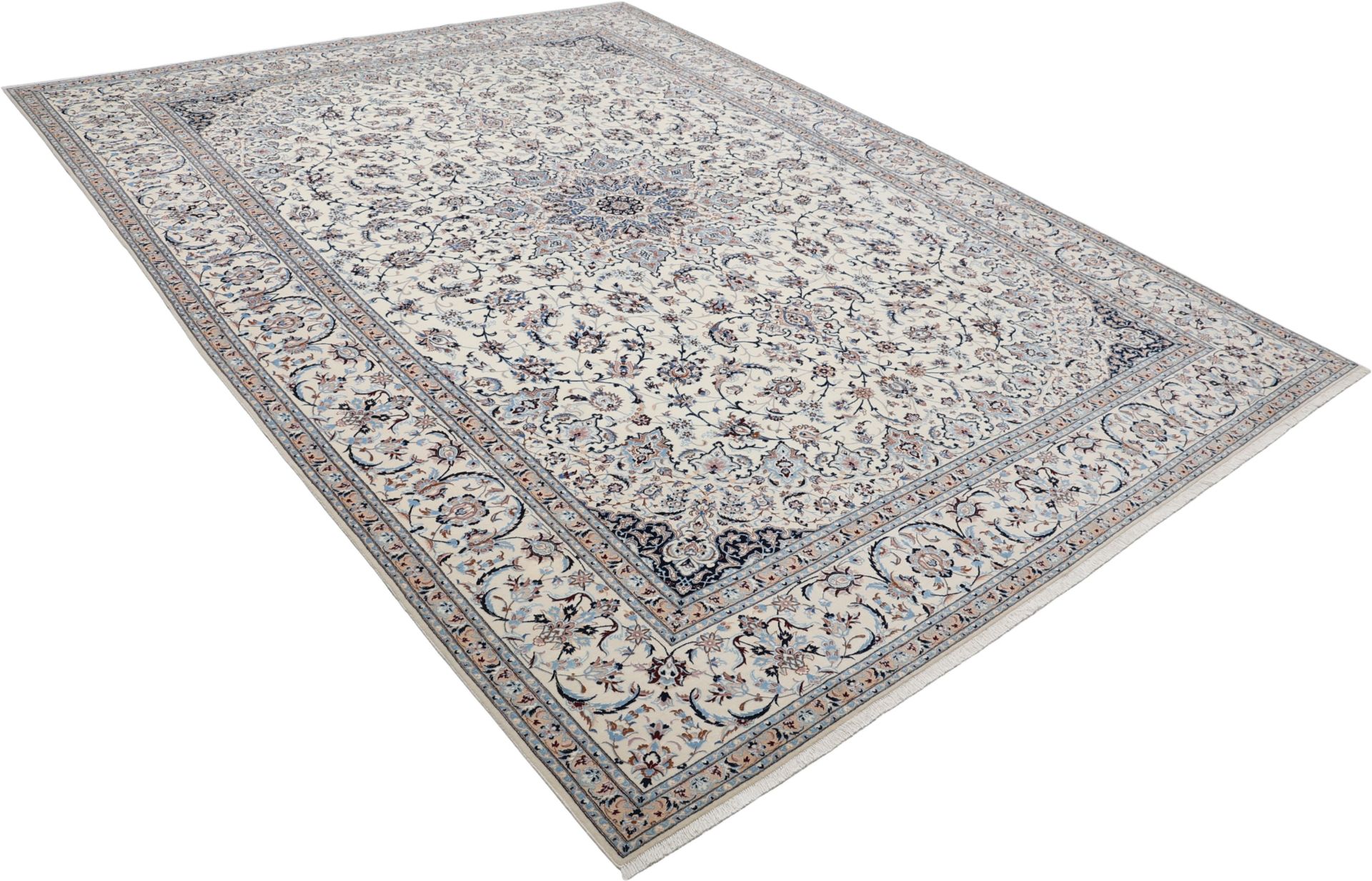 perserteppich-nain-310-x-412-cm-schurwolle-seide-handgeknupft-2 Nain Perserteppich 310 × 412 cm aus Wolle & Seide, handgeknüpft