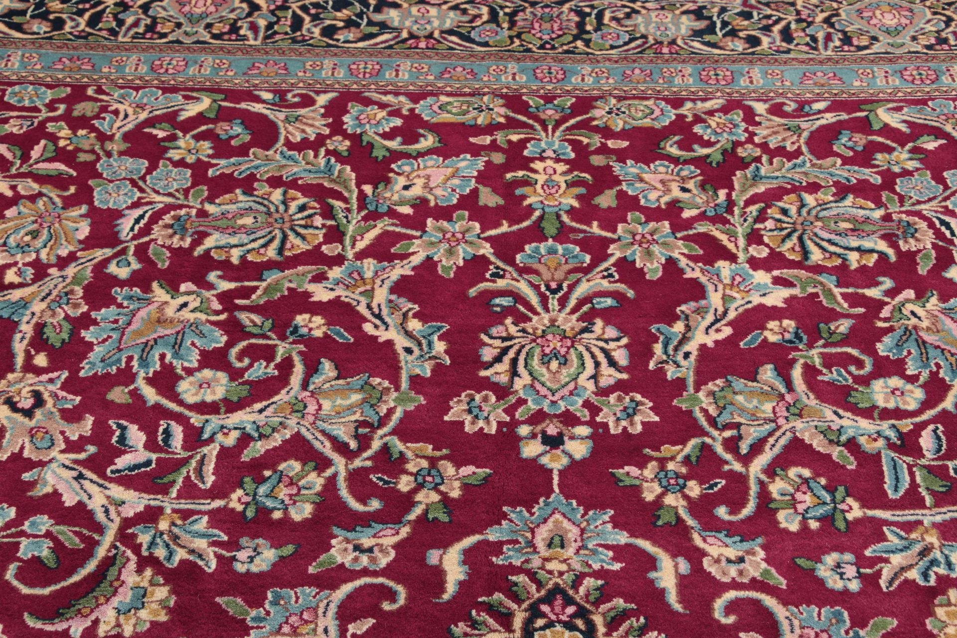 Kerman Perserteppich 300 × 410 cm aus Wolle, handgeknüpft