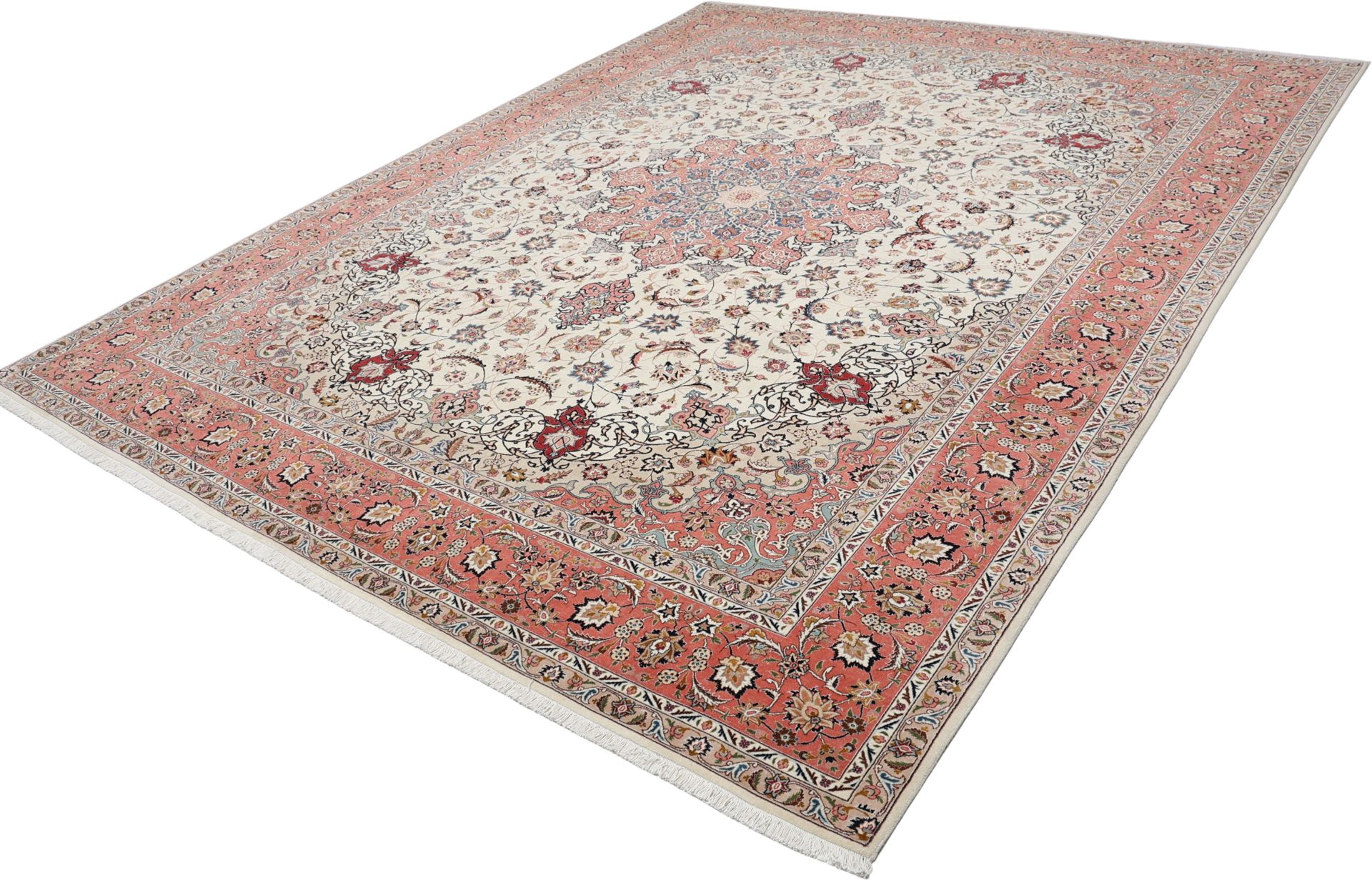 perserteppich-tabriz-300-x-380-cm-schurwolle-seide-handgeknupft-1 Täbriz Perserteppich 300 × 380 cm aus Wolle & Seide, handgeknüpft