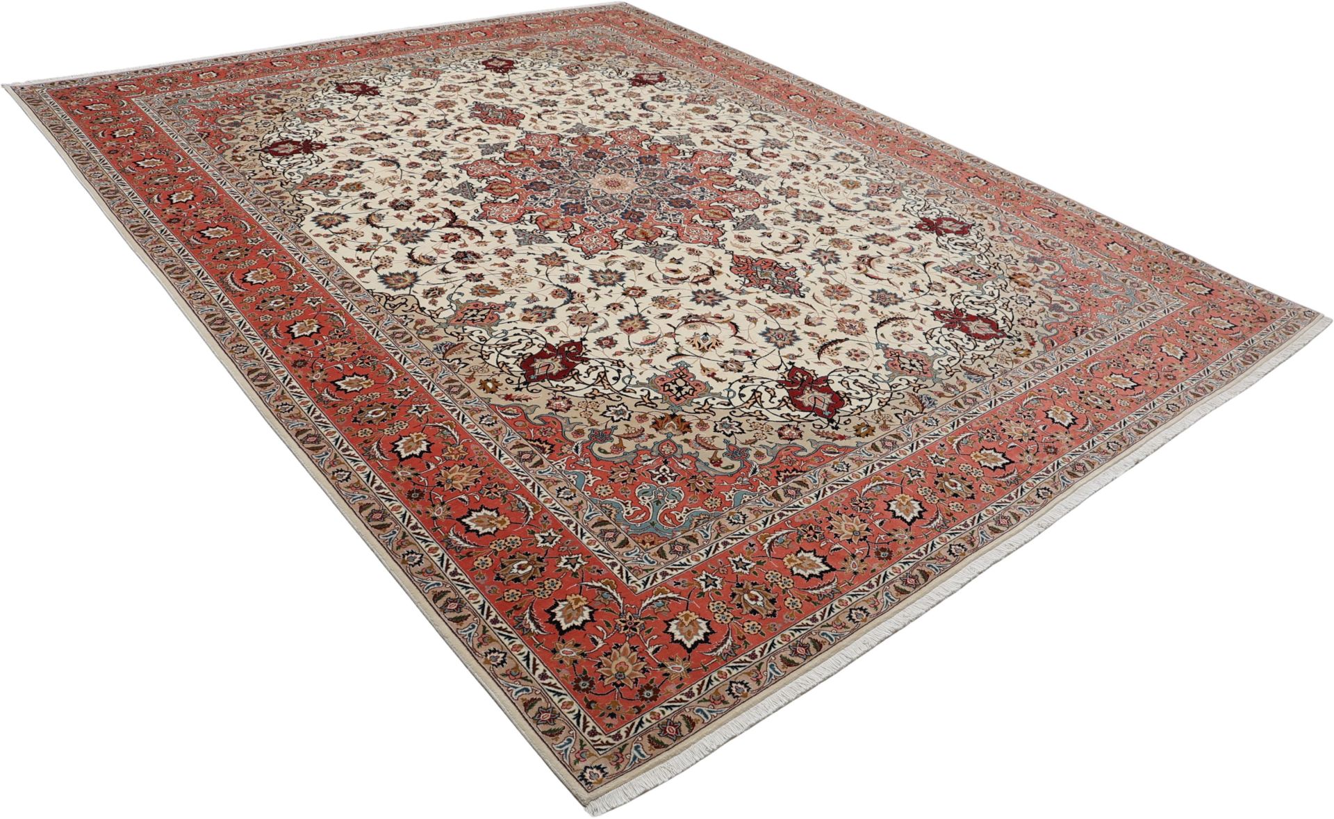 perserteppich-tabriz-300-x-380-cm-schurwolle-seide-handgeknupft-2 Täbriz Perserteppich 300 × 380 cm aus Wolle & Seide, handgeknüpft